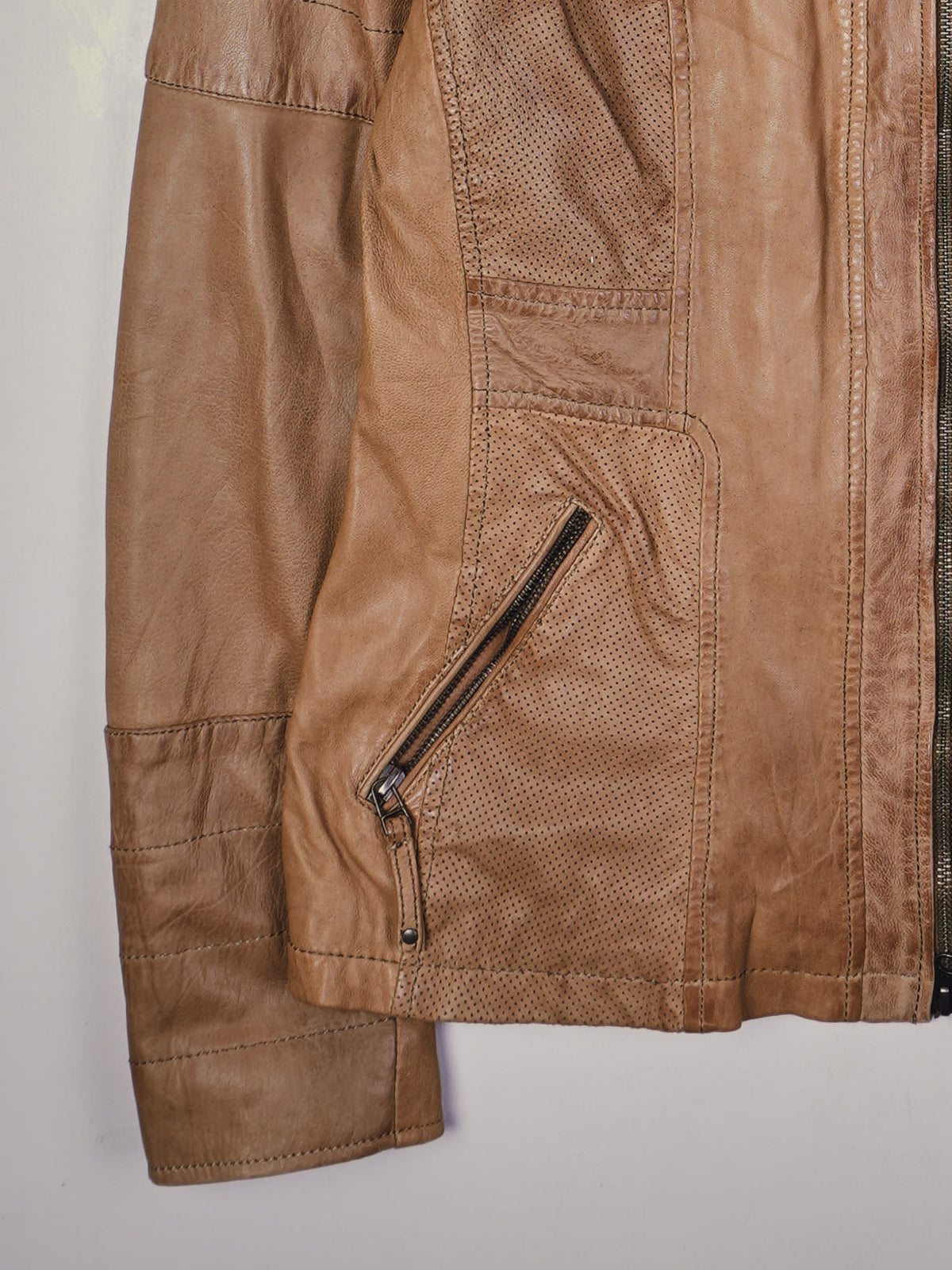 Vintage Lederjacke (M)