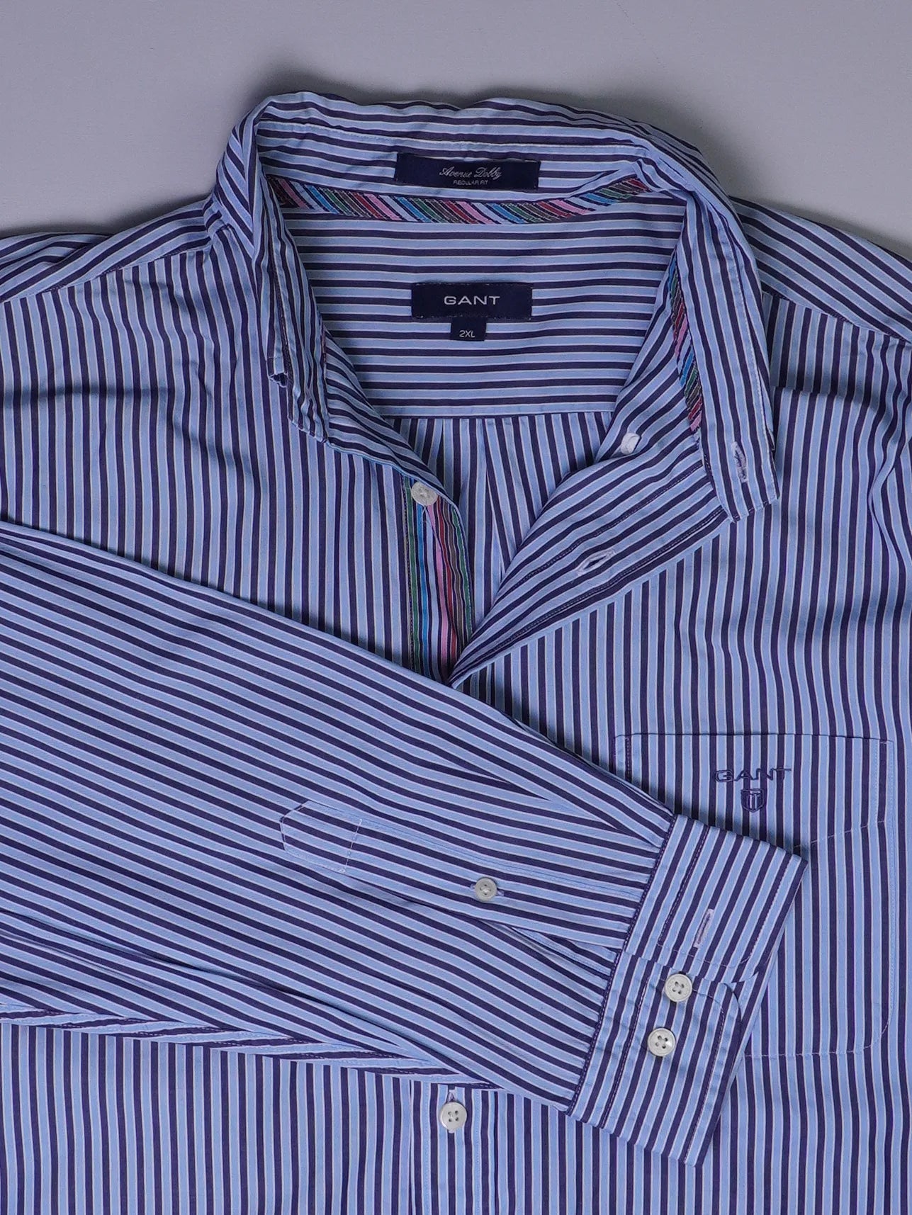 Vintage Gestreift Hemd (XXL)