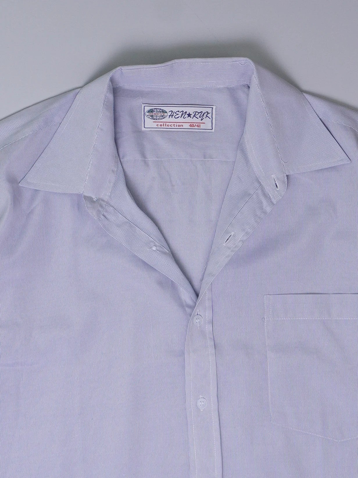 Vintage Gestreiftes Kurzarmhemd (L)