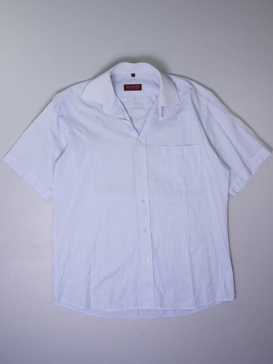 Vintage Gestreiftes Kurzarmhemd (L)