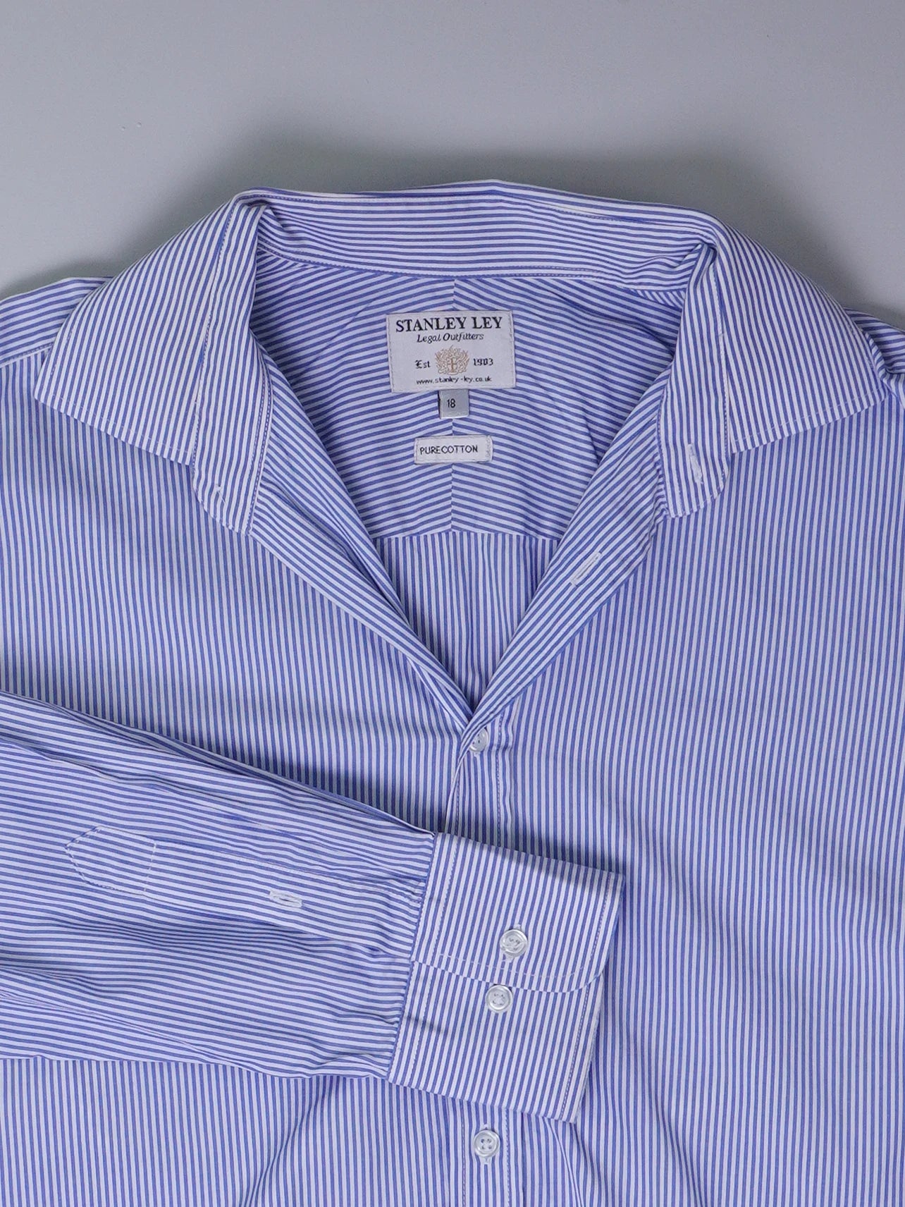 Eterna Gestreiftes Hemd (L)