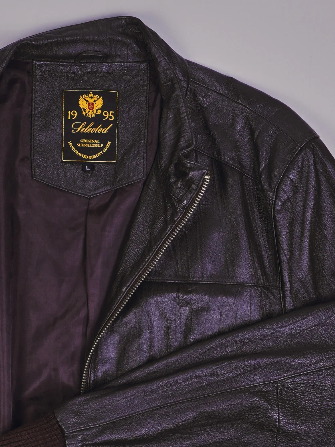 Vintage Selected Lederjacke (M)