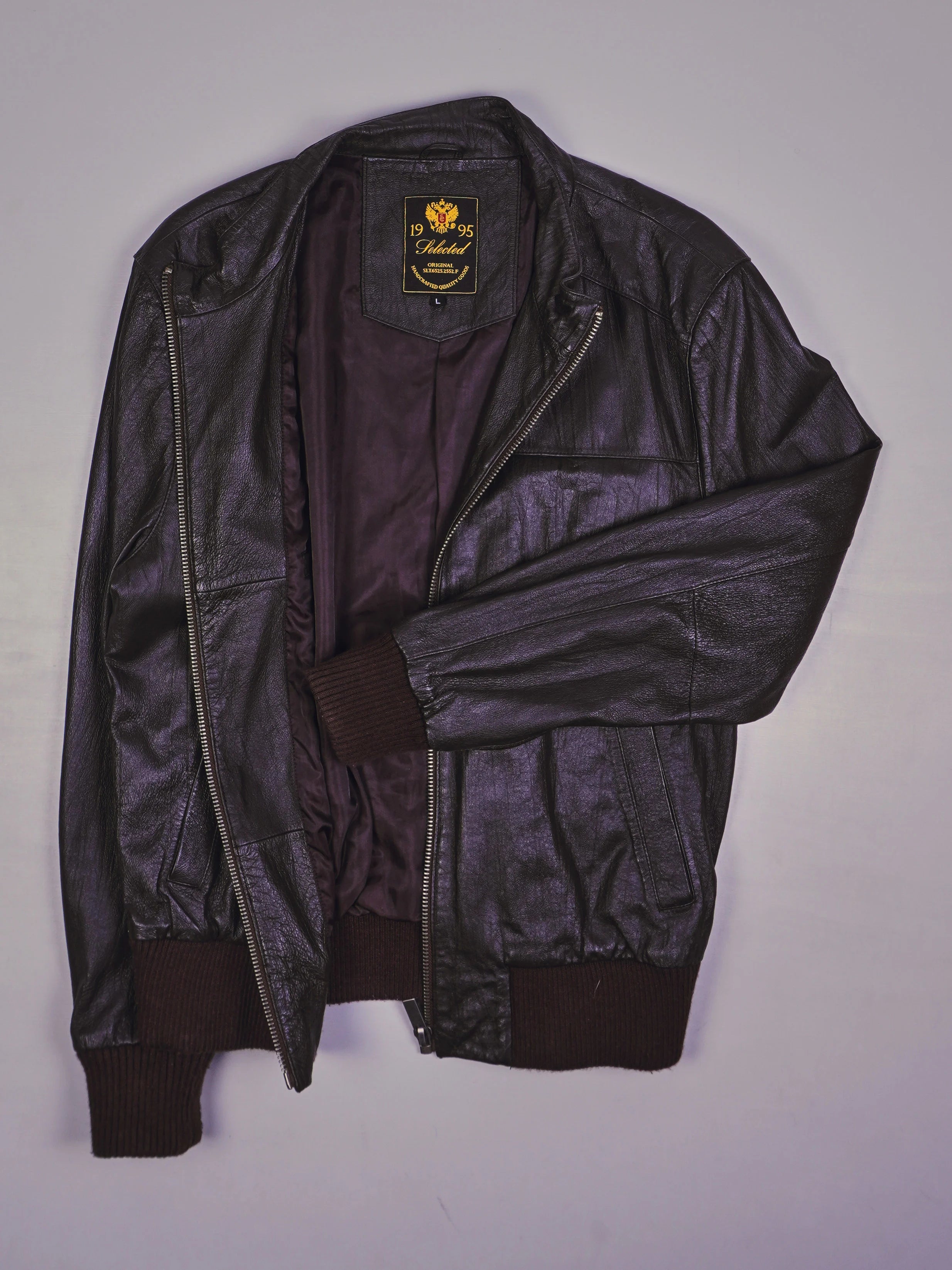 Vintage Selected Lederjacke (M)