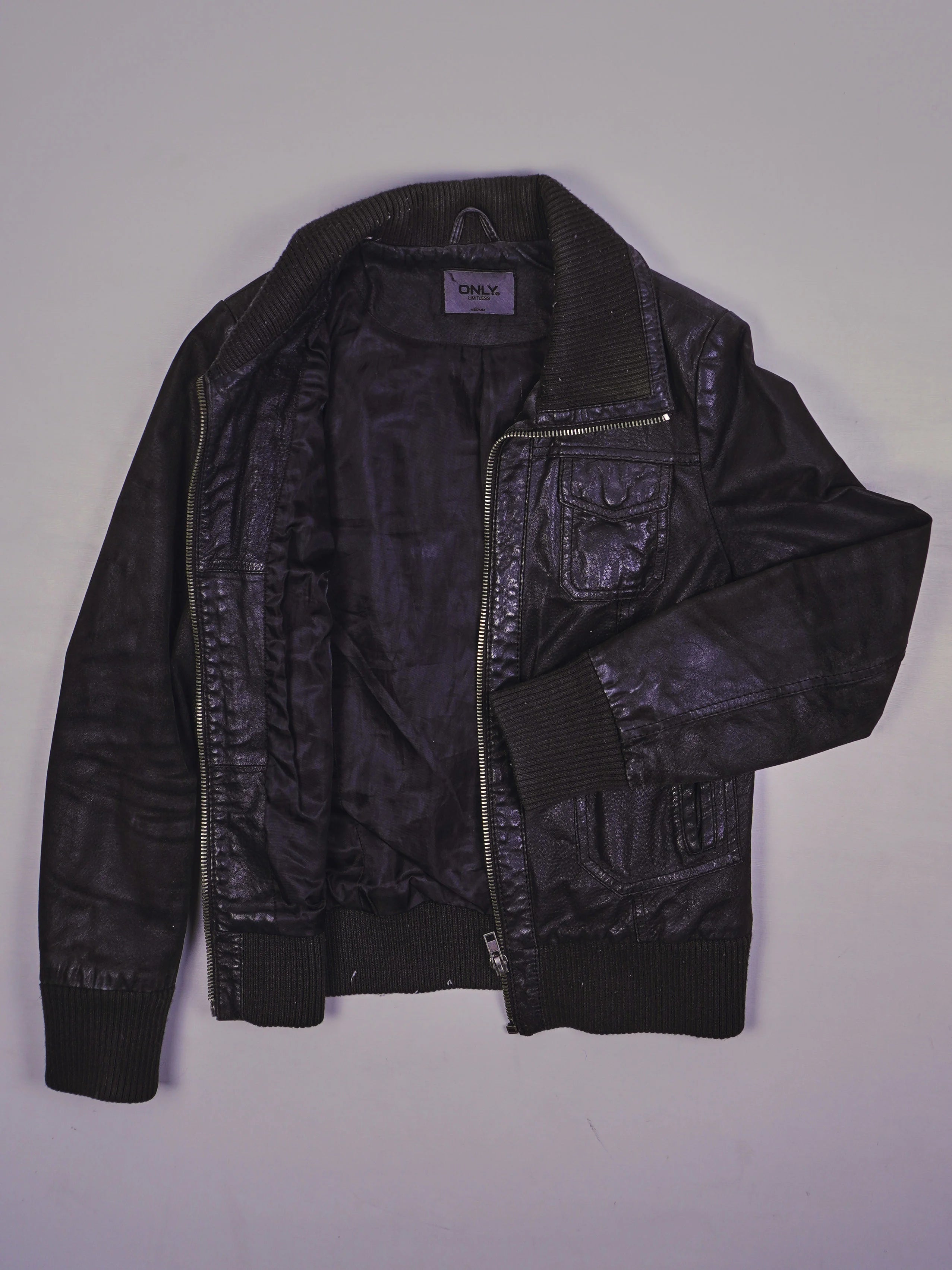 Vintage Lederjacke (S)