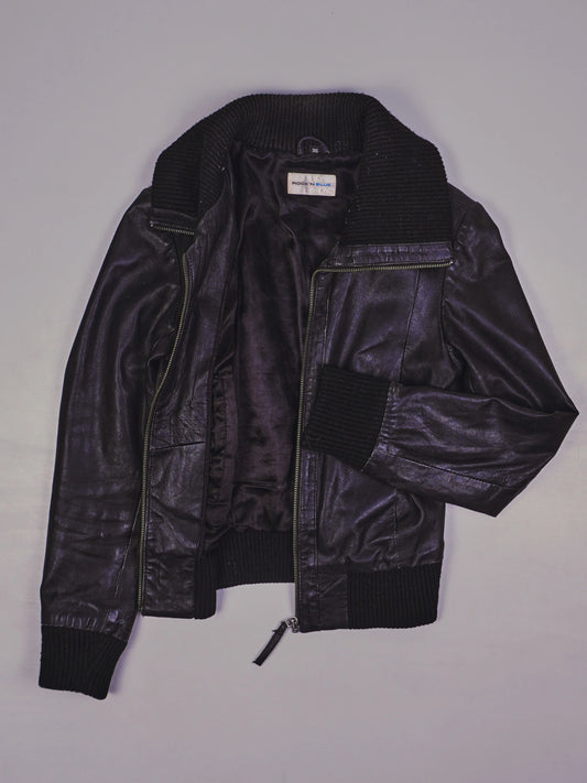 Vintage Rocker Lederjacke (S)