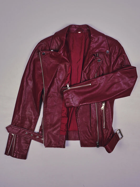 Vintage Rocker Lederjacke (M)