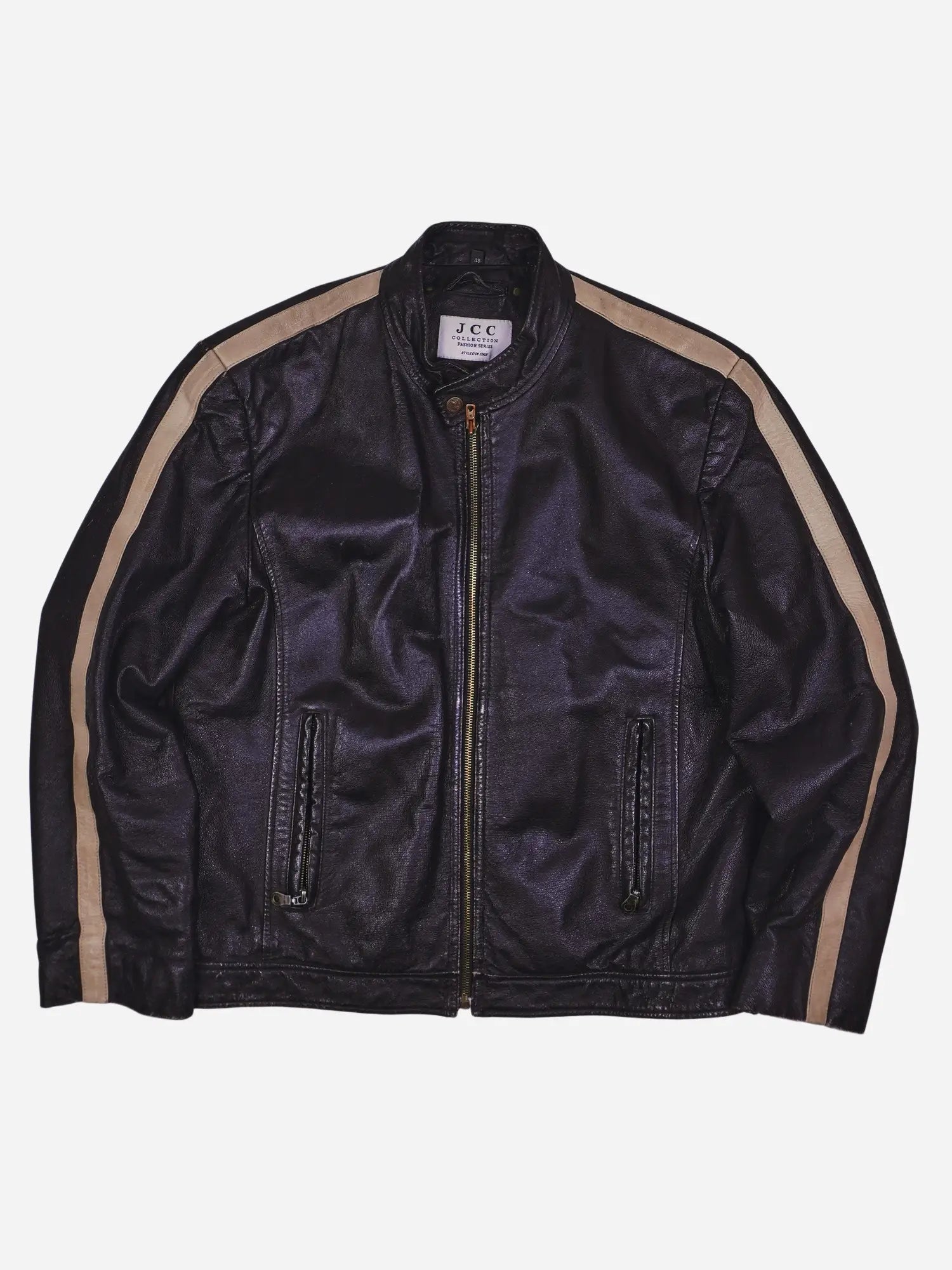 Vintage Racer Lederjacke (L)