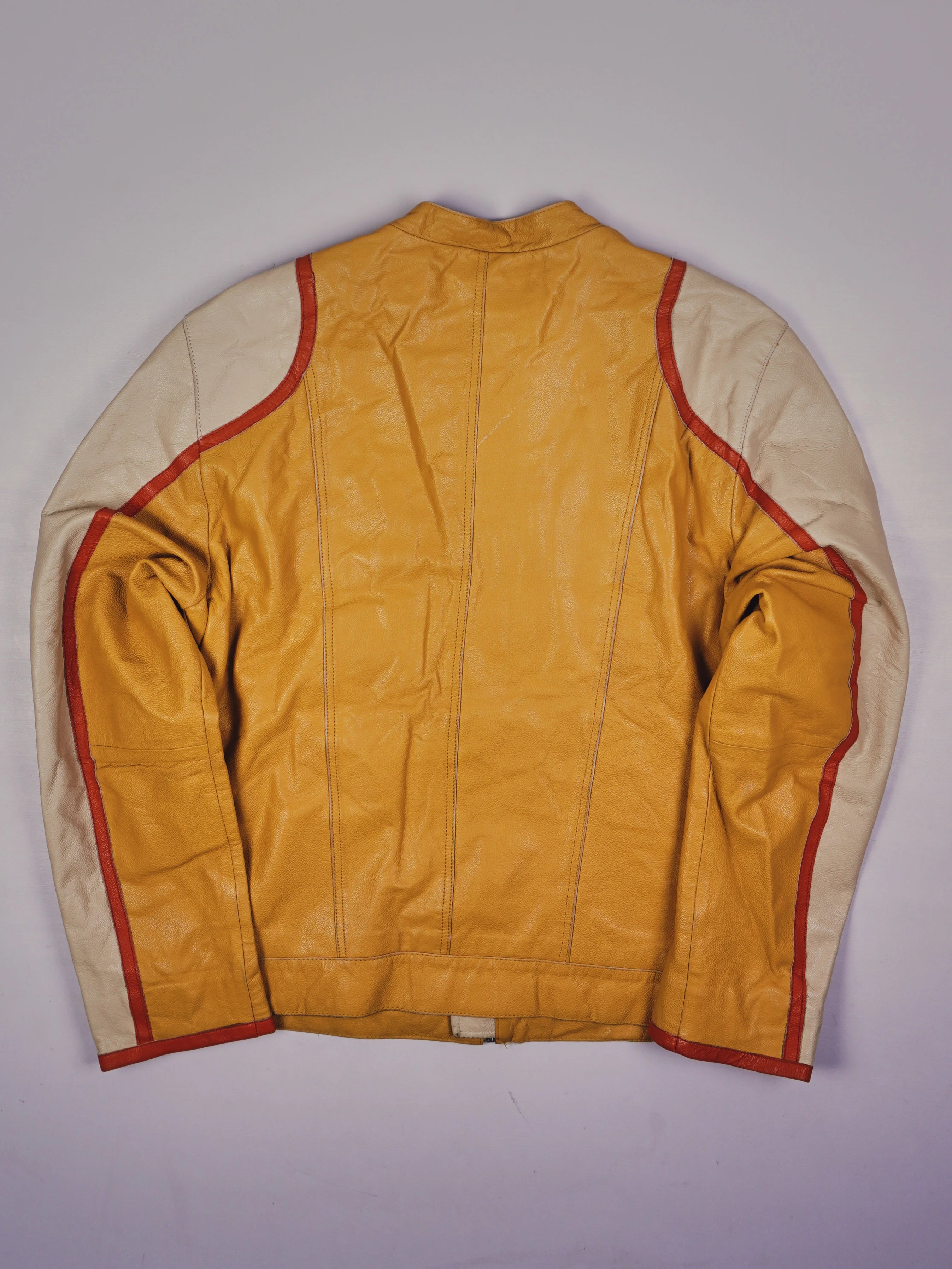 Vintage Blue One Lederjacke (XL)