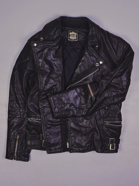 Vintage Rocker Lederjacke (S)