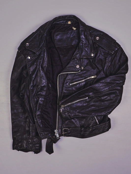 Vintage Rocker Lederjacke (S)