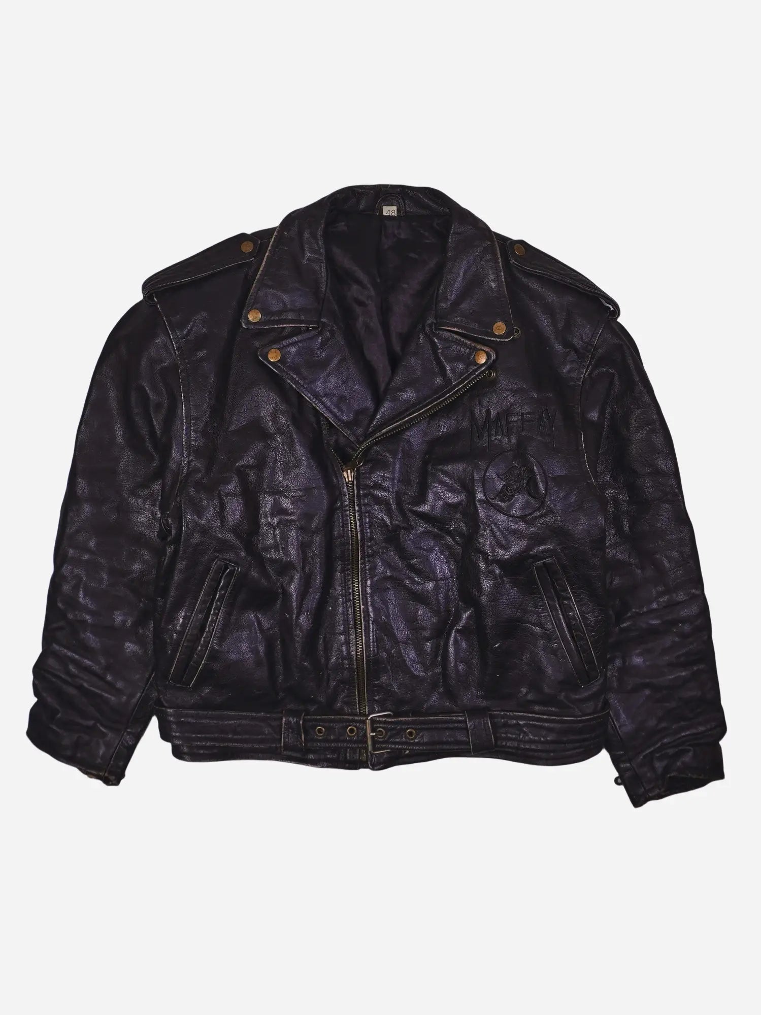 Vintage Rocker Lederjacke (M)