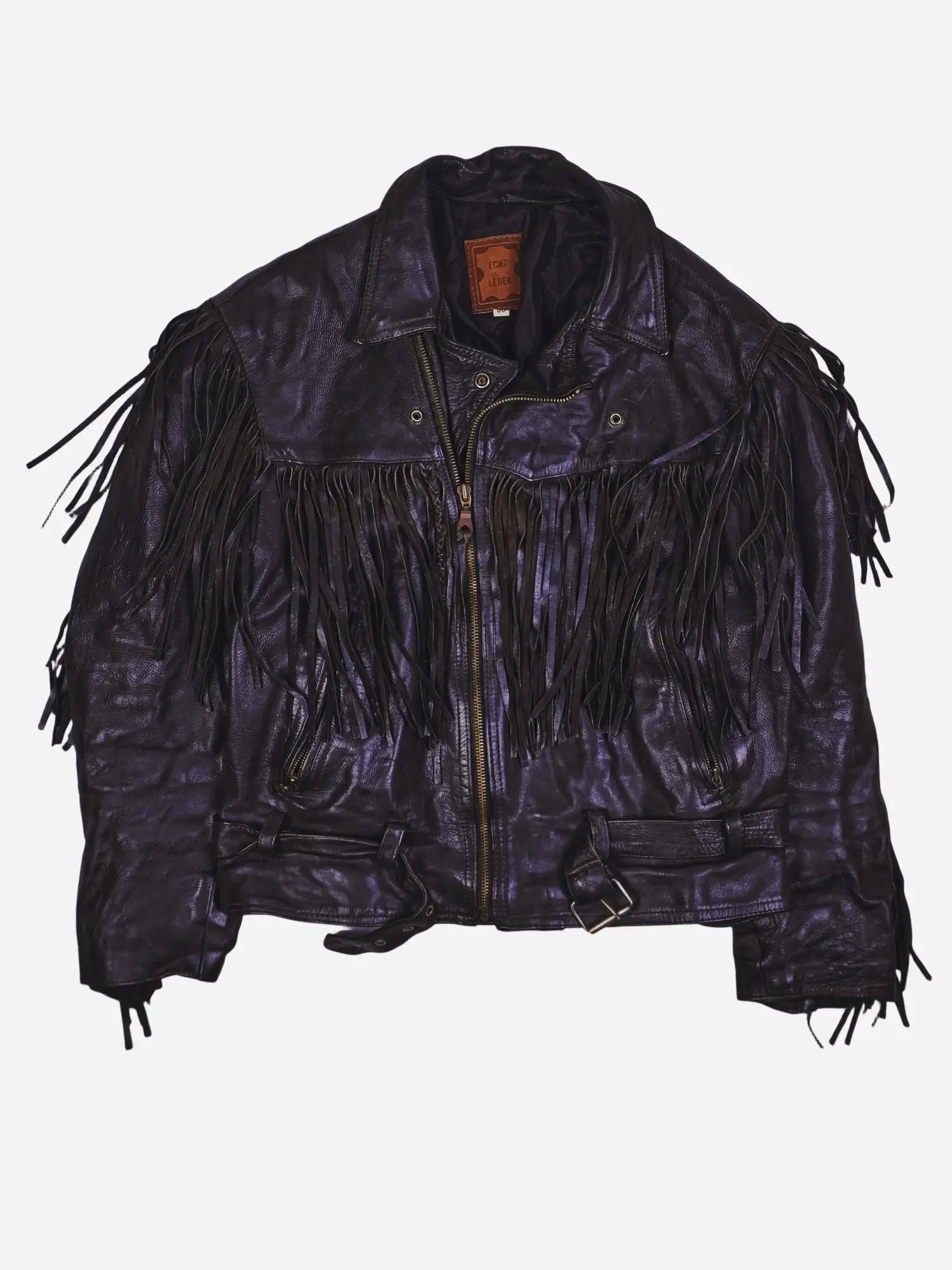 Vintage Indie Lederjacke (M)