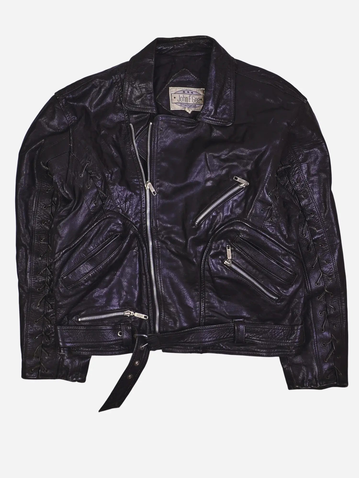 Vintage Rocker Lederjacke (M)