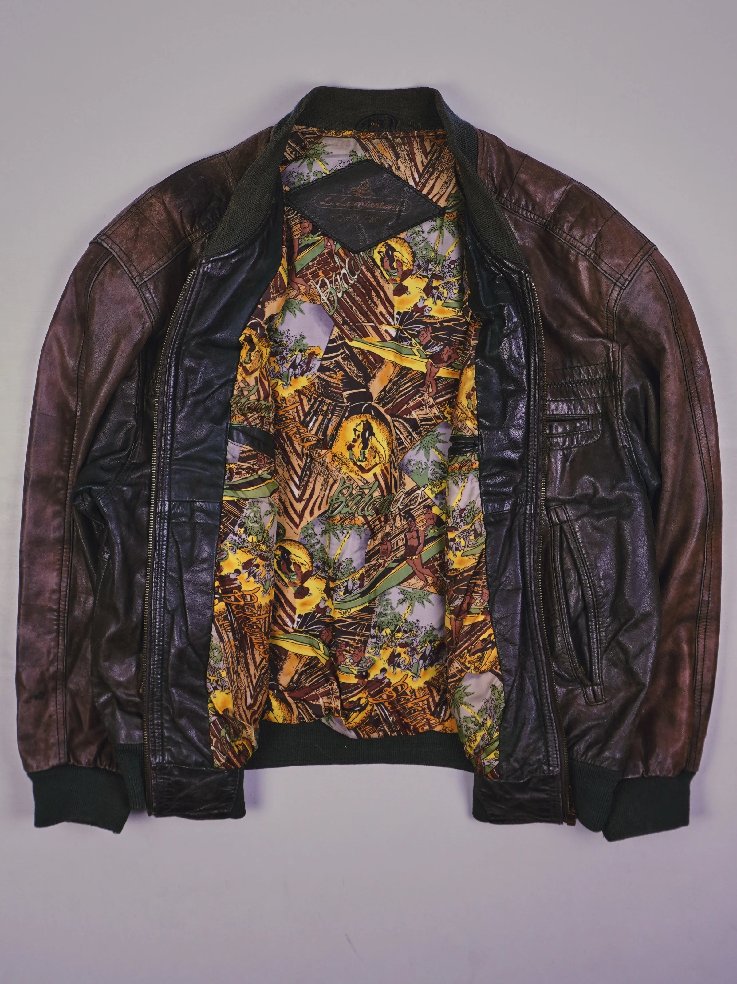 Vintage Lederjacke (M)