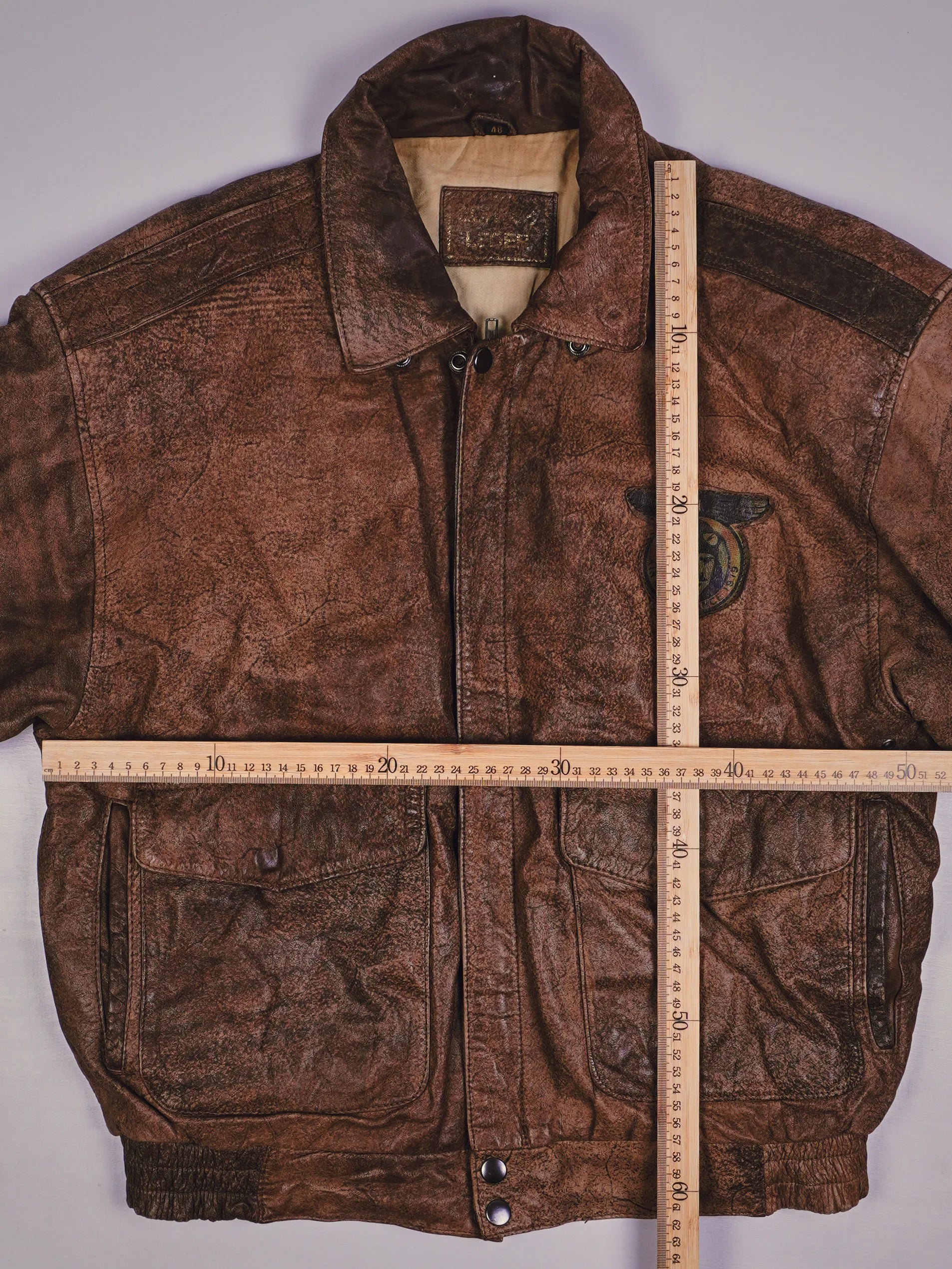 Vintage Piloten Lederjacke (s)