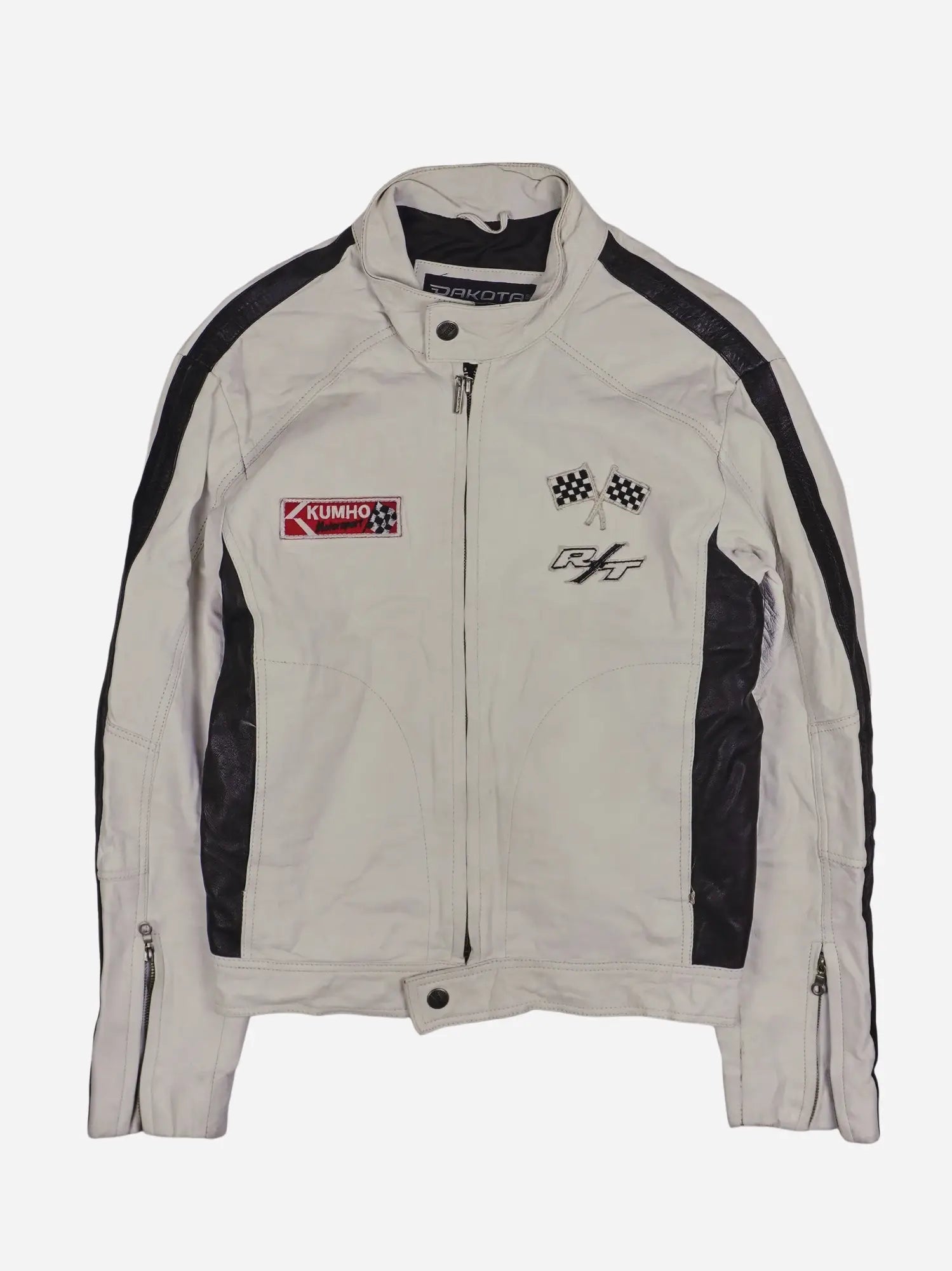 Vintage Dakota Racing Lederjacke (S)