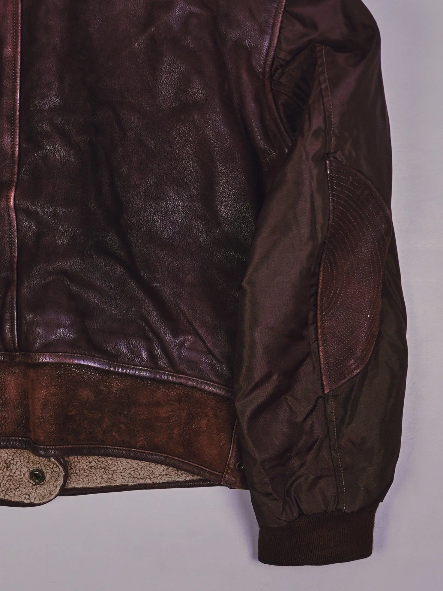 Vintage Zaffers Biker Lederjacke (S)