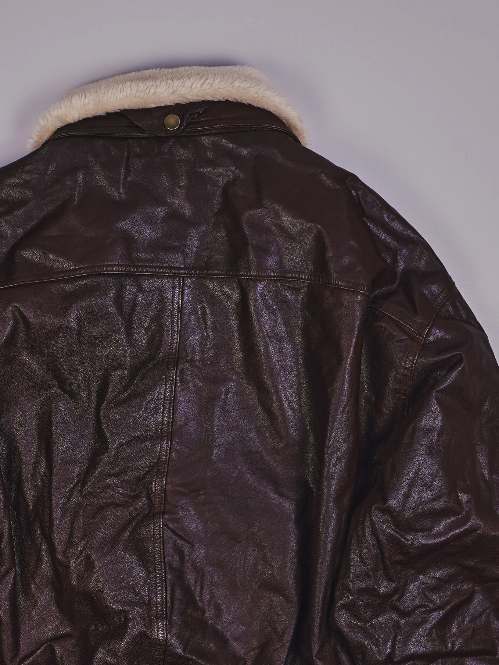 Vintage SF Original Biker Lederjacke (M)