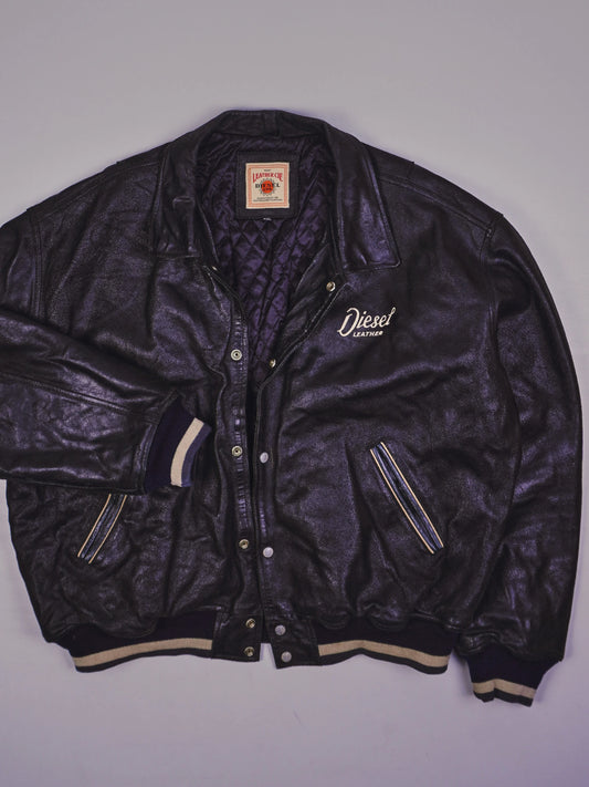 Vintage Diesel Lederjacke (L)