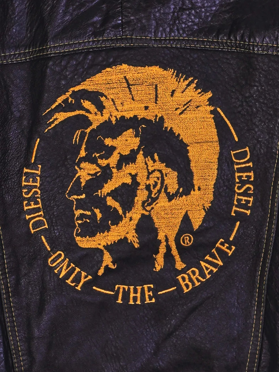 Vintage Diesel Lederjacke (M)