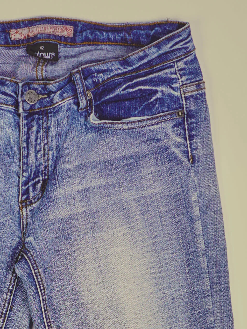 Vintage Low Waist Y2K Jeans (W34)