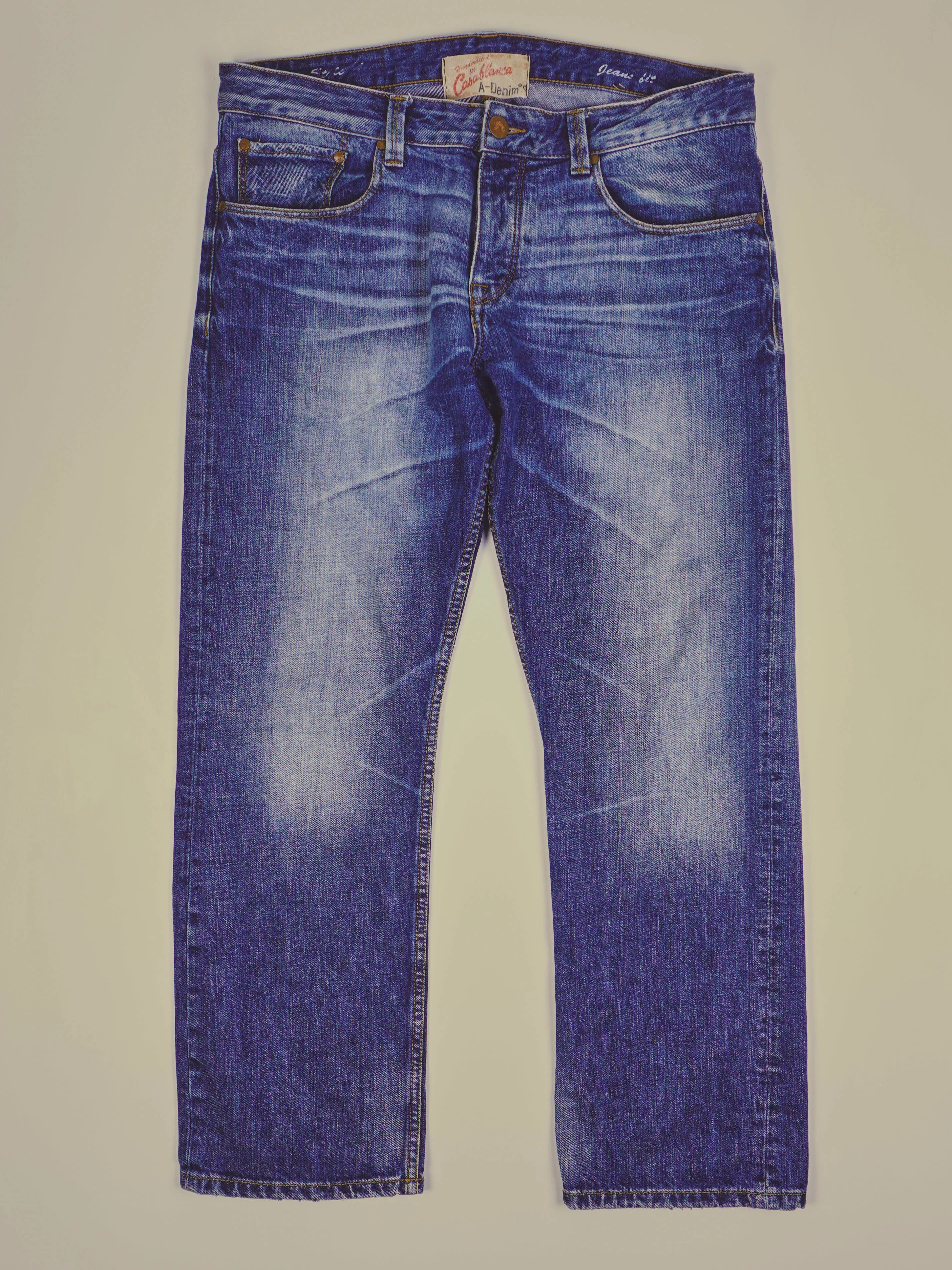 Vintage Casablanca Washed Jeans (W38)
