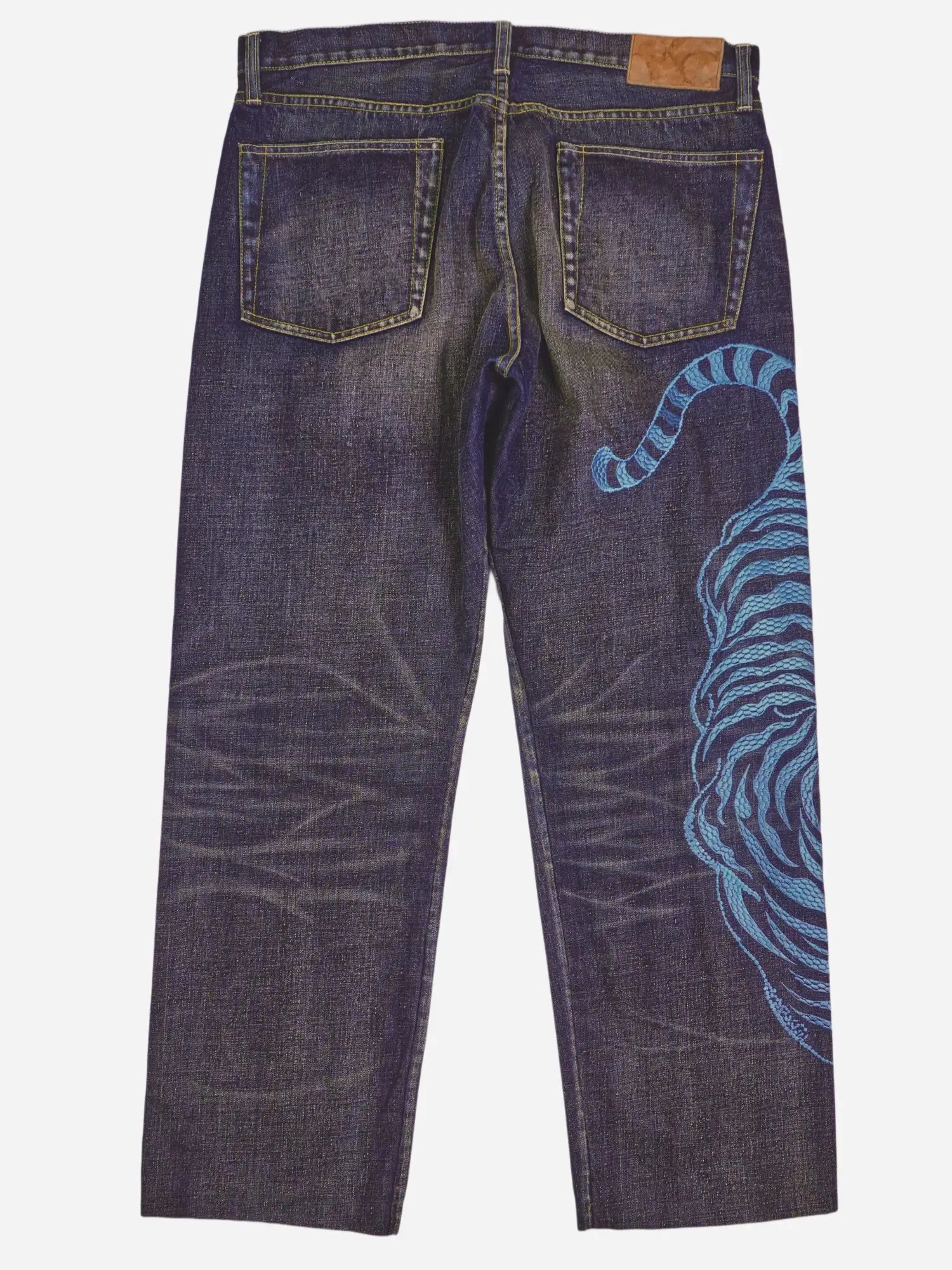 Vintage Printed Jeans (W36)