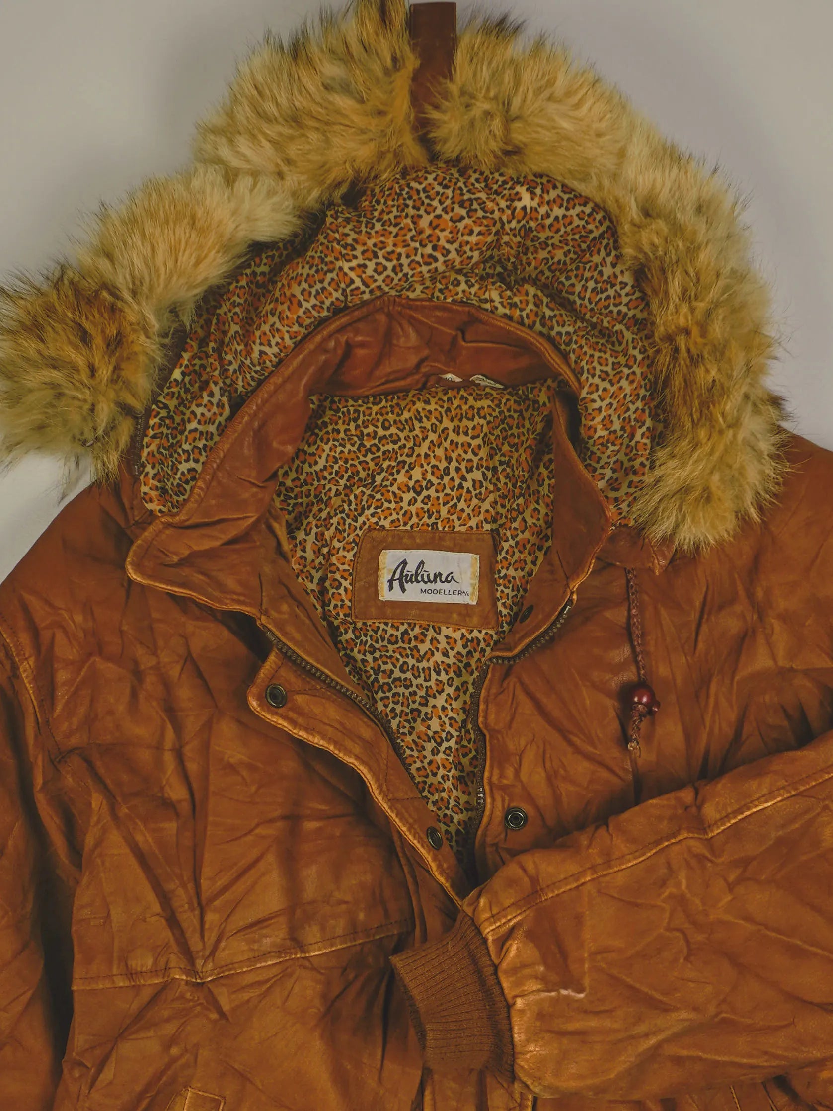 Vintage Lederjacke (M)