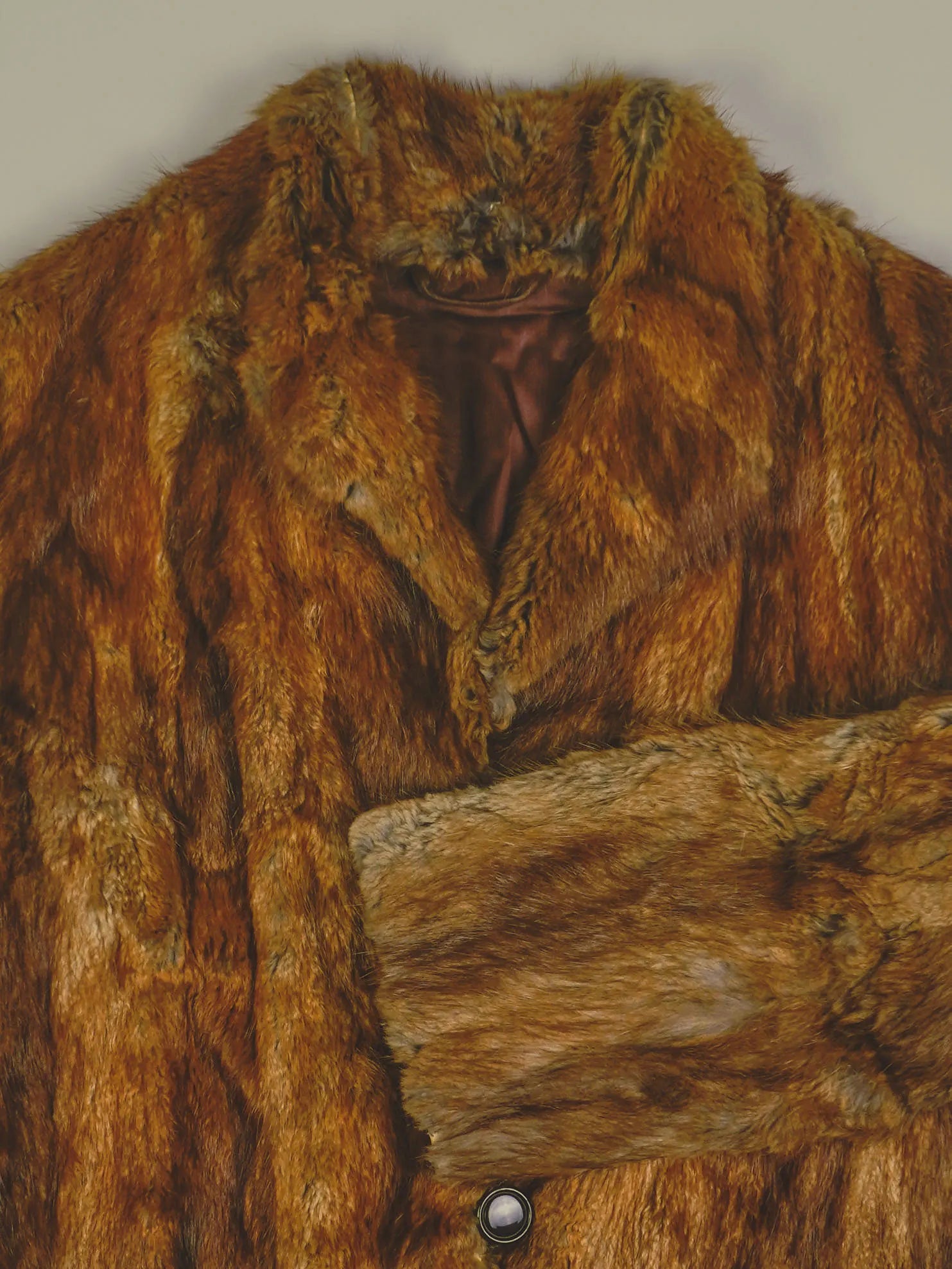 Vintage Felljacke (M)