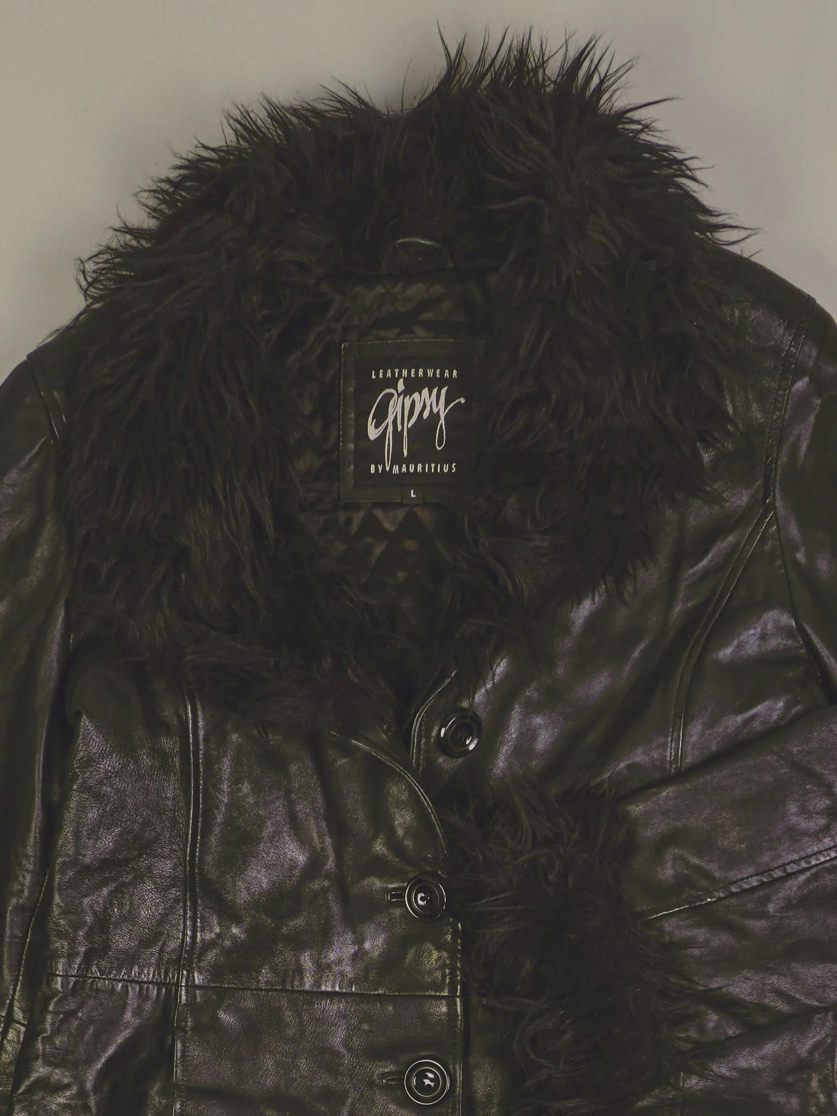 Vintage Lederjacke (L)