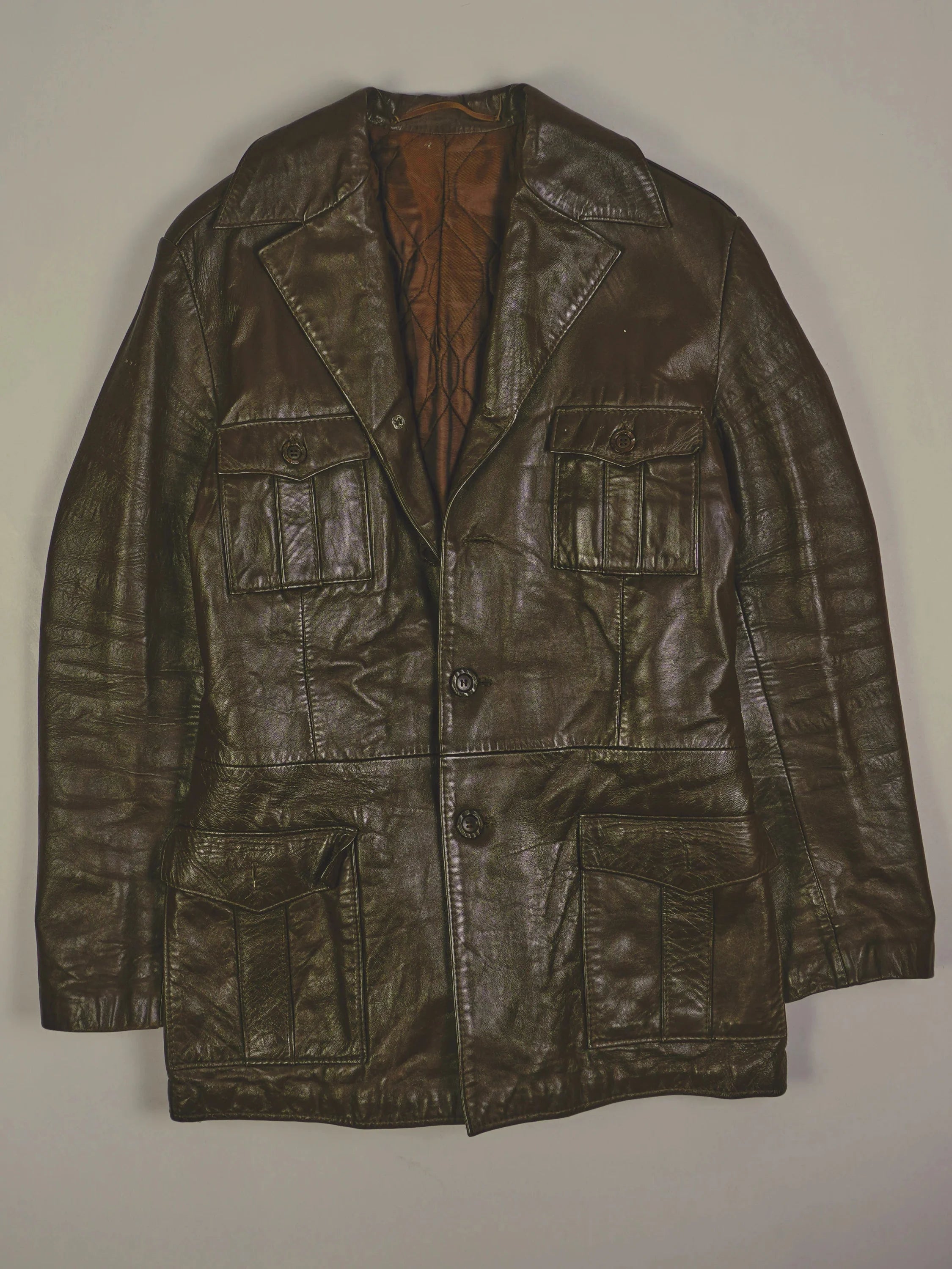 Vintage Lederjacke (M)