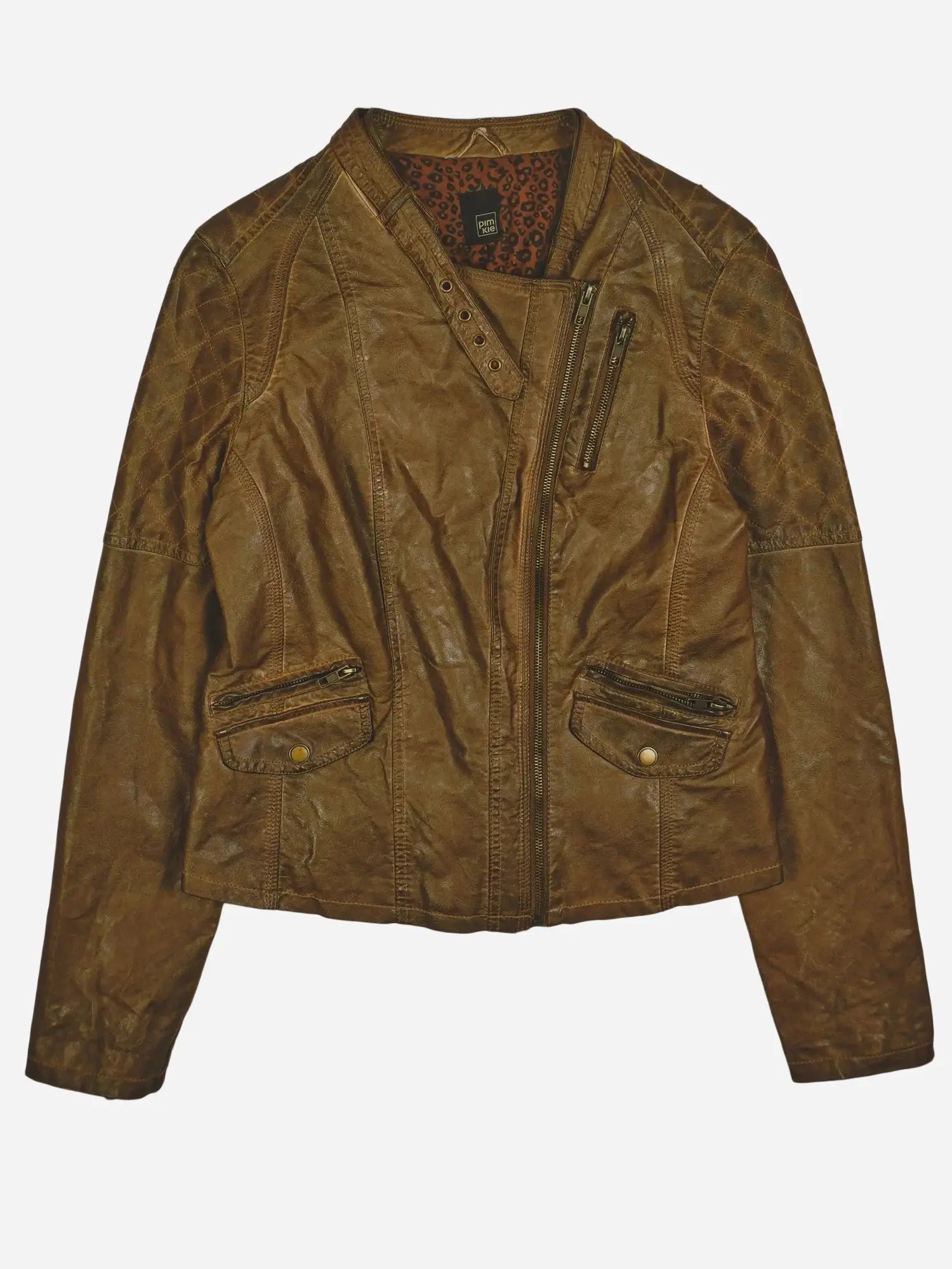 Vintage Lederjacke (XS)
