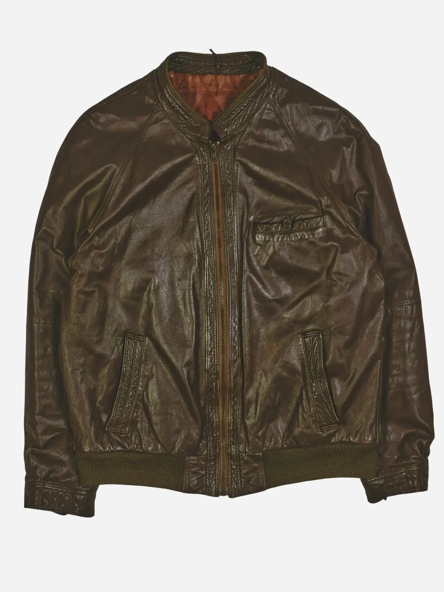 Vintage Lederjacke (M)