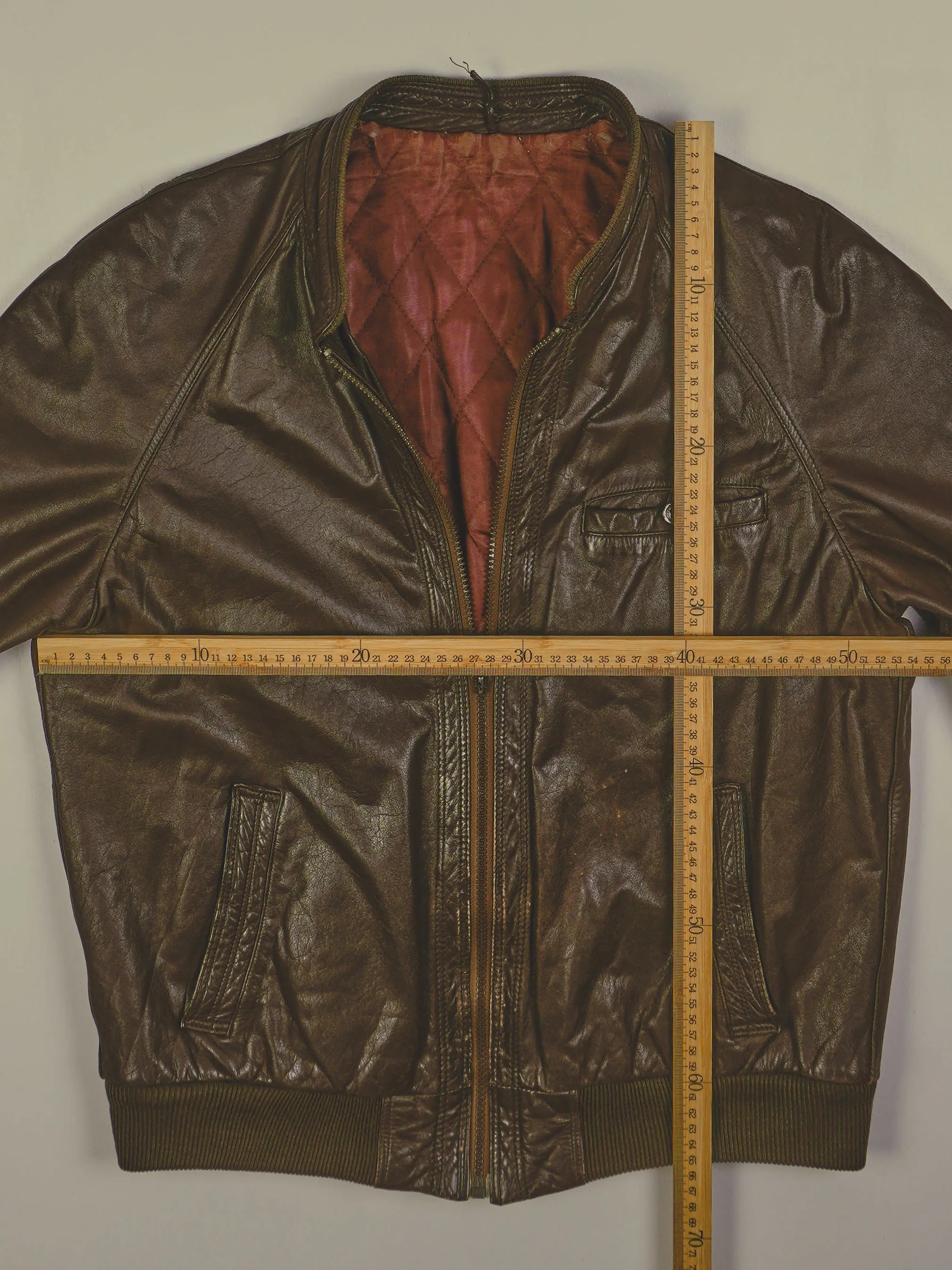 Vintage Lederjacke (M)