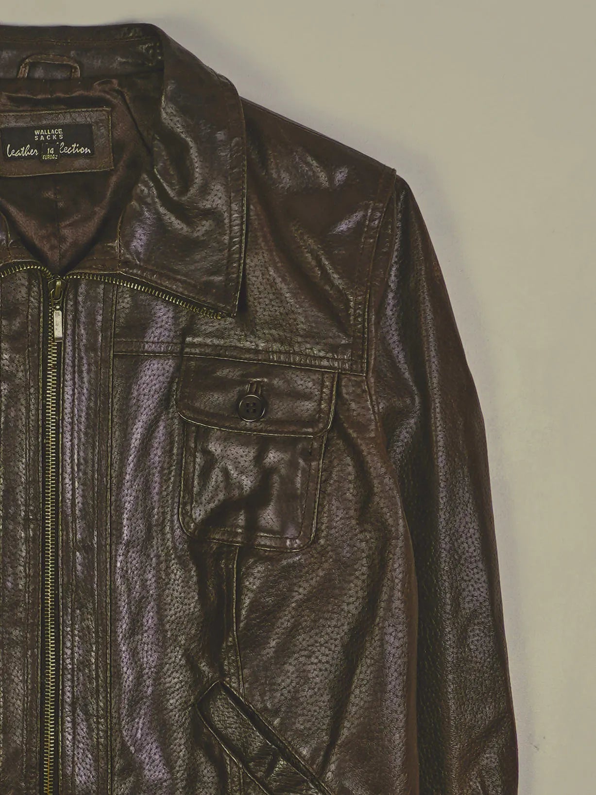 Vintage Lederjacke (XS)