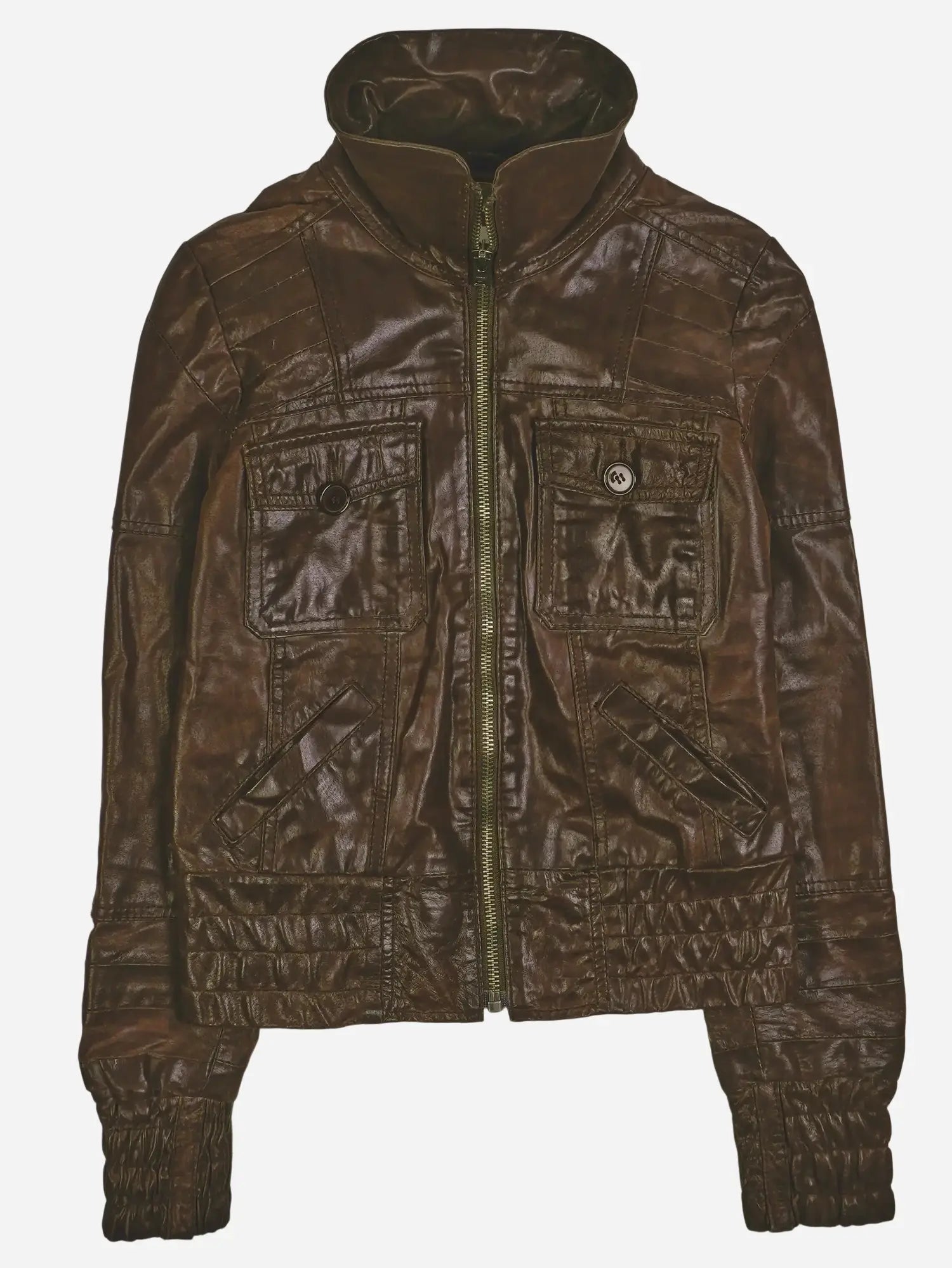 Vintage Lederjacke (XS)