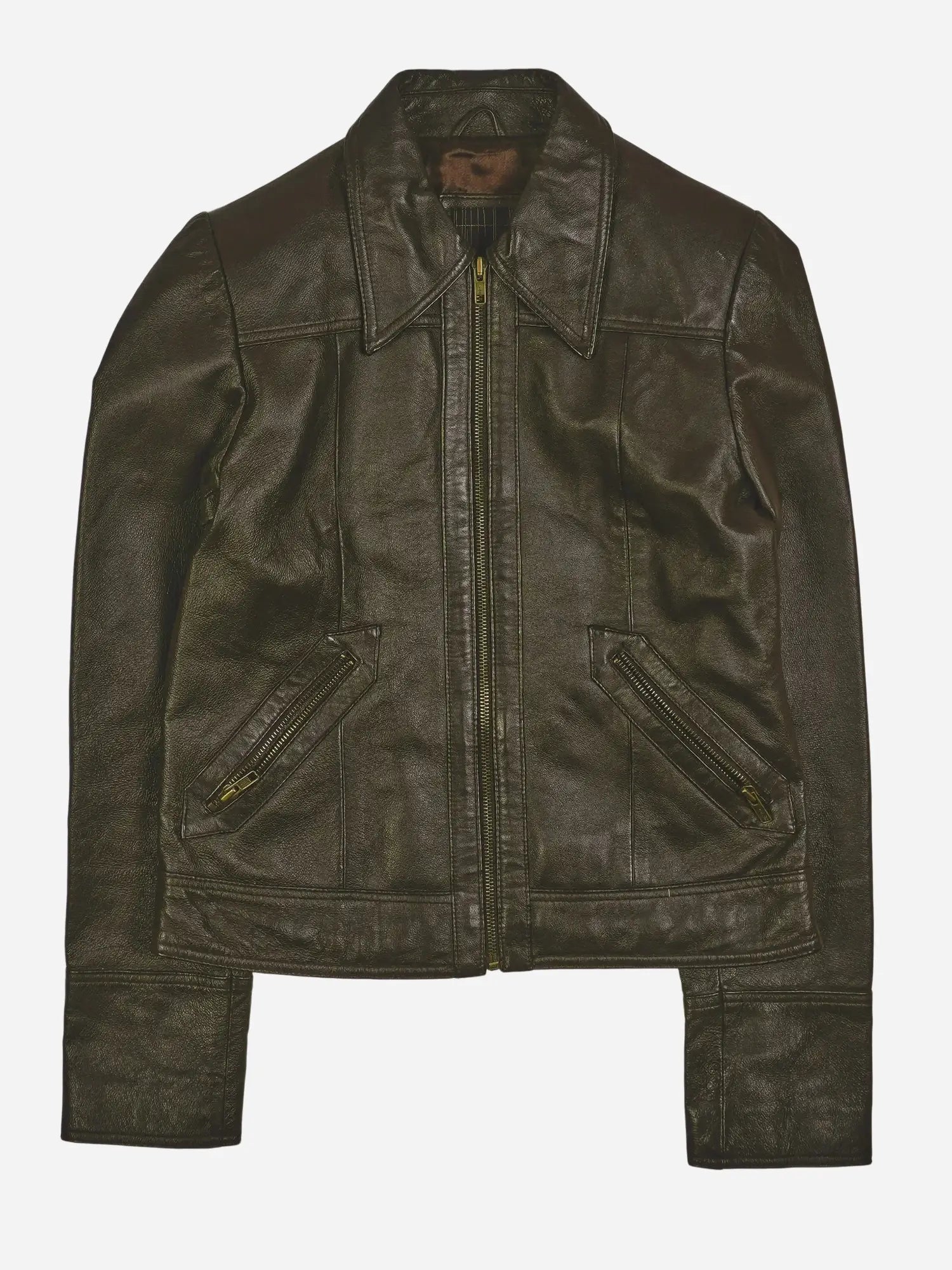 Vintage Lederjacke (XS)