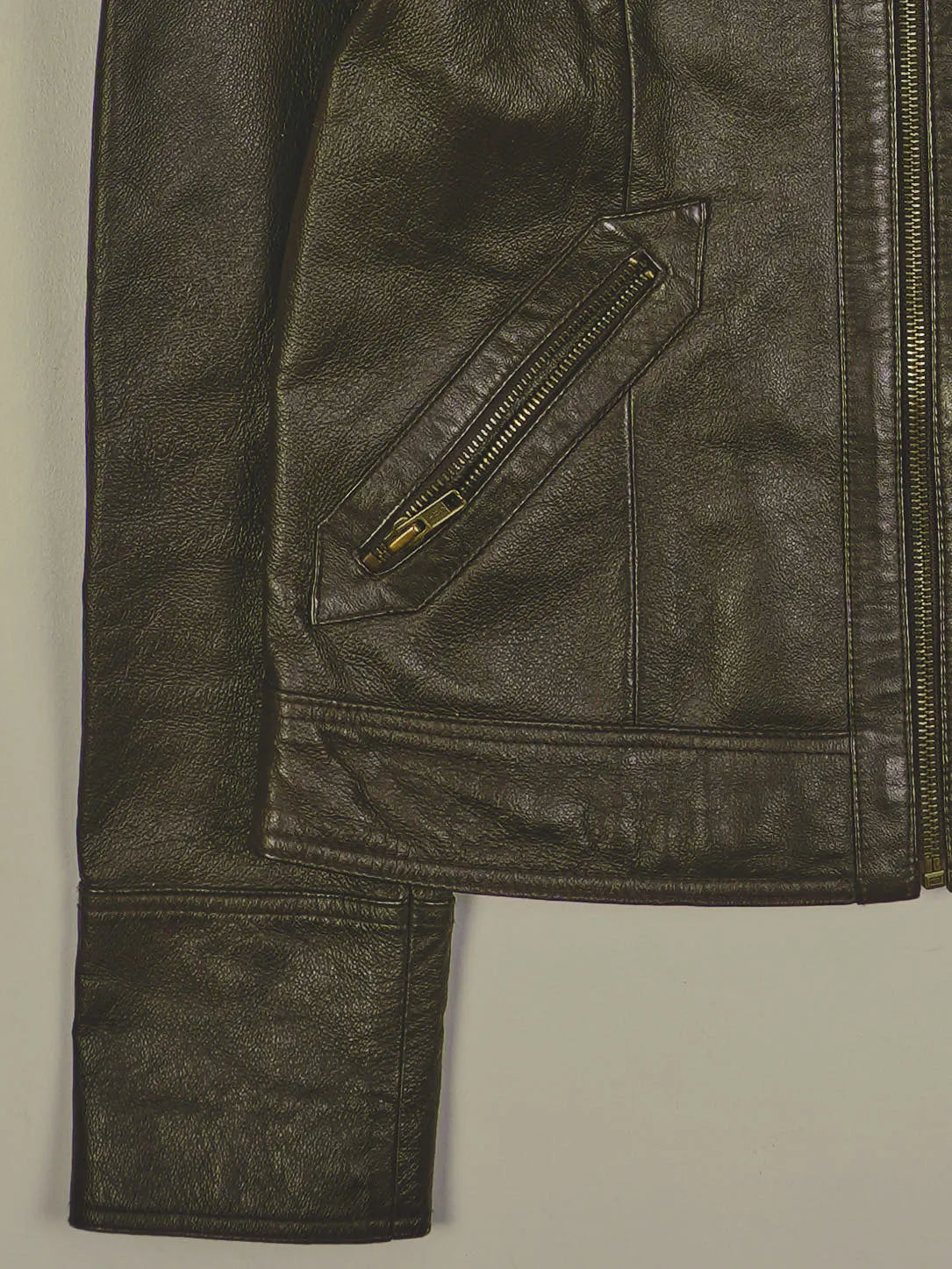 Vintage Lederjacke (XS)