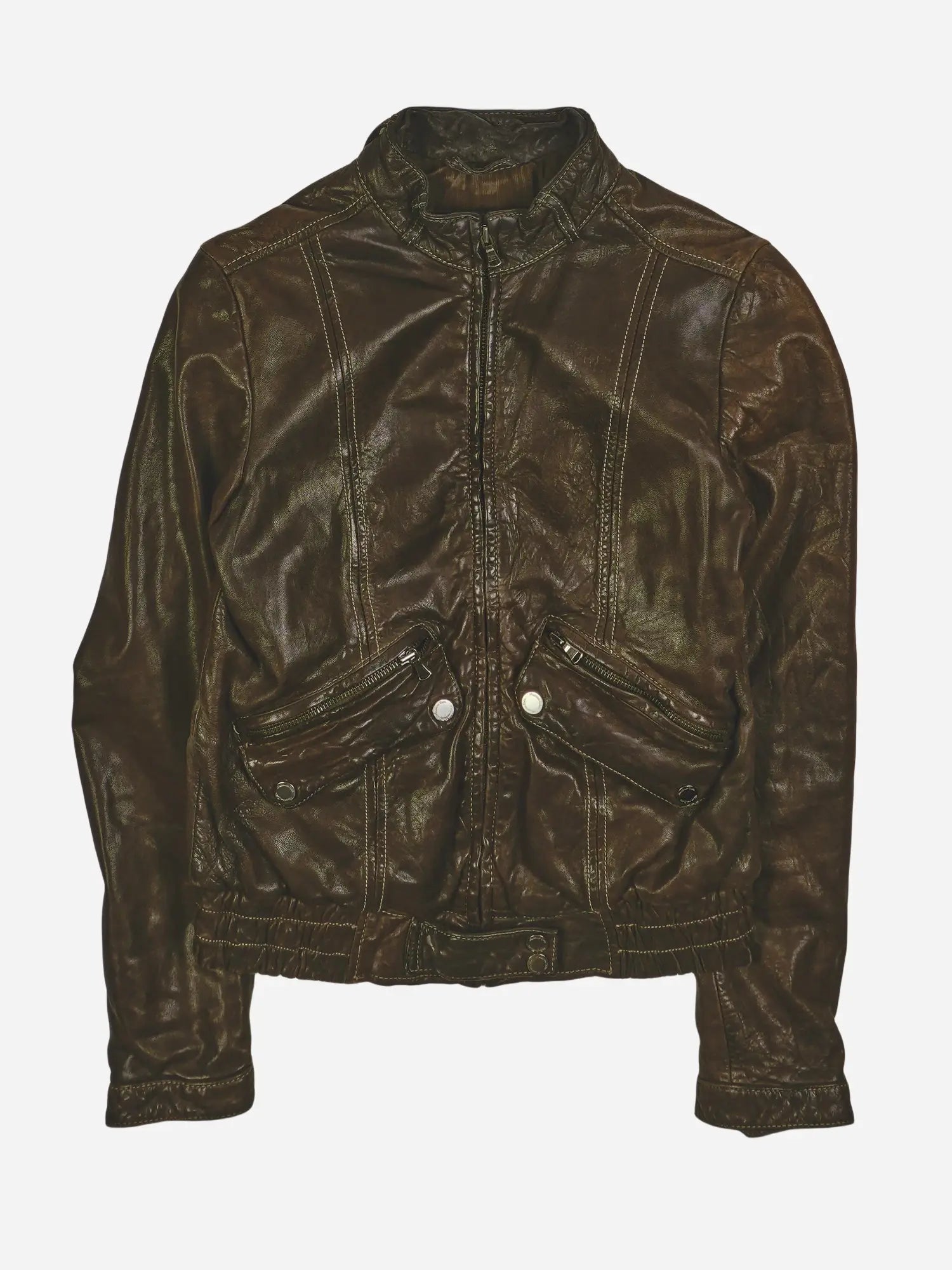 Vintage Lederjacke (XS)