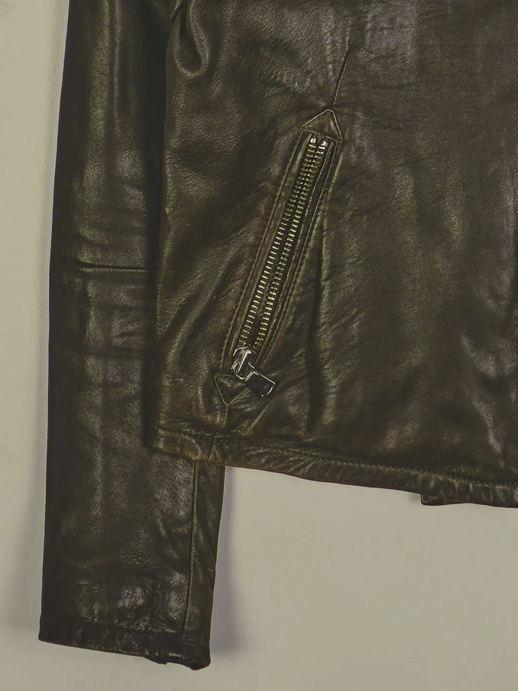 Vintage Lederjacke (XS)