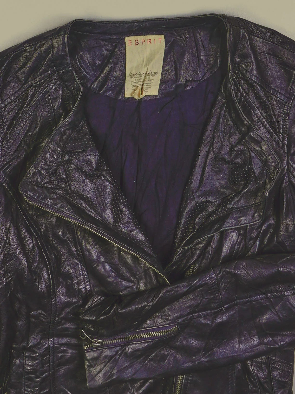 Vintage Lederjacke (S)