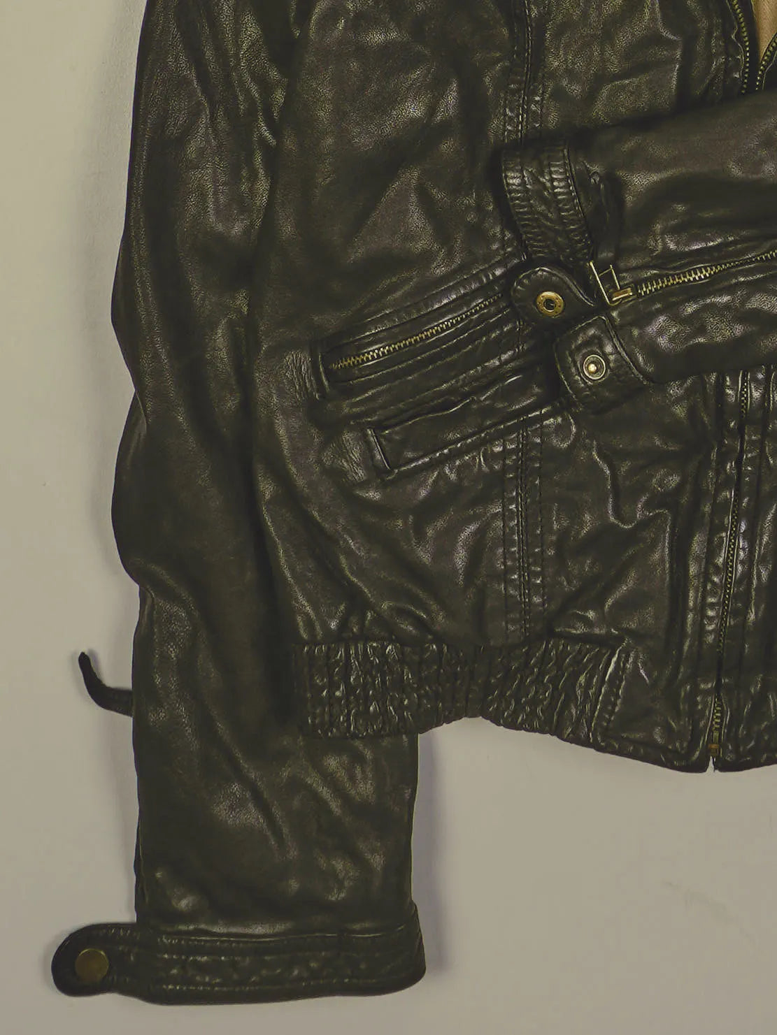 Vintage Lederjacke (S)