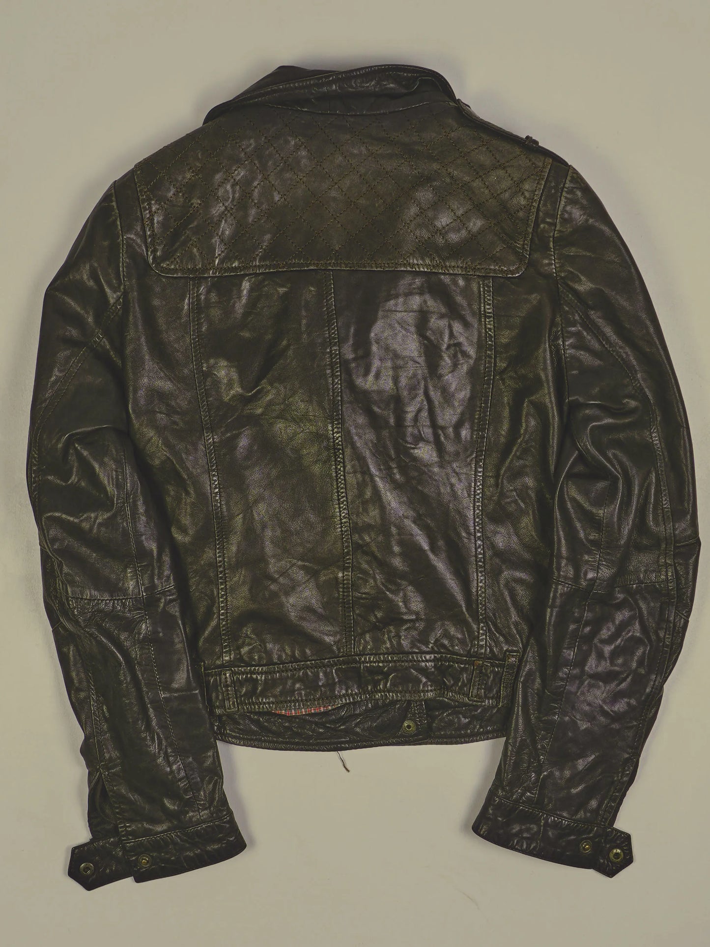 Vintage Lederjacke (XS)