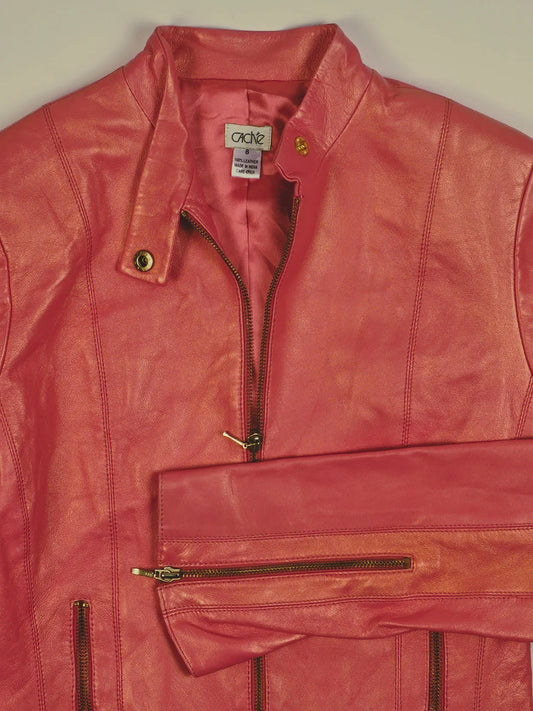 Vintage Lederjacke (XS)