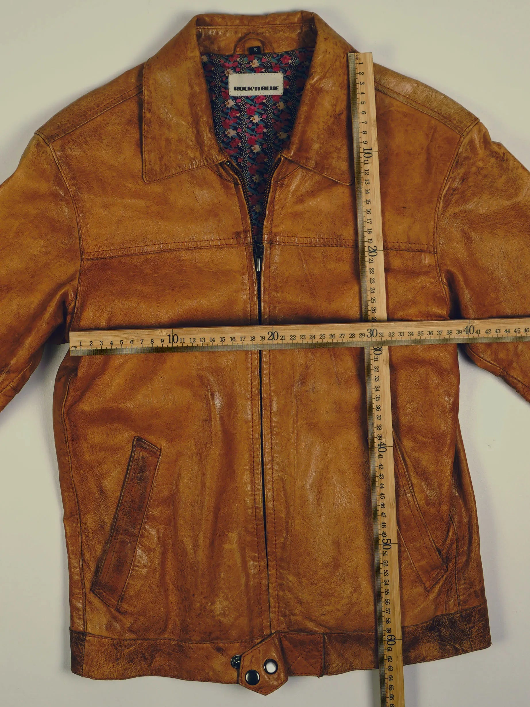 Vintage Lederjacke (M)