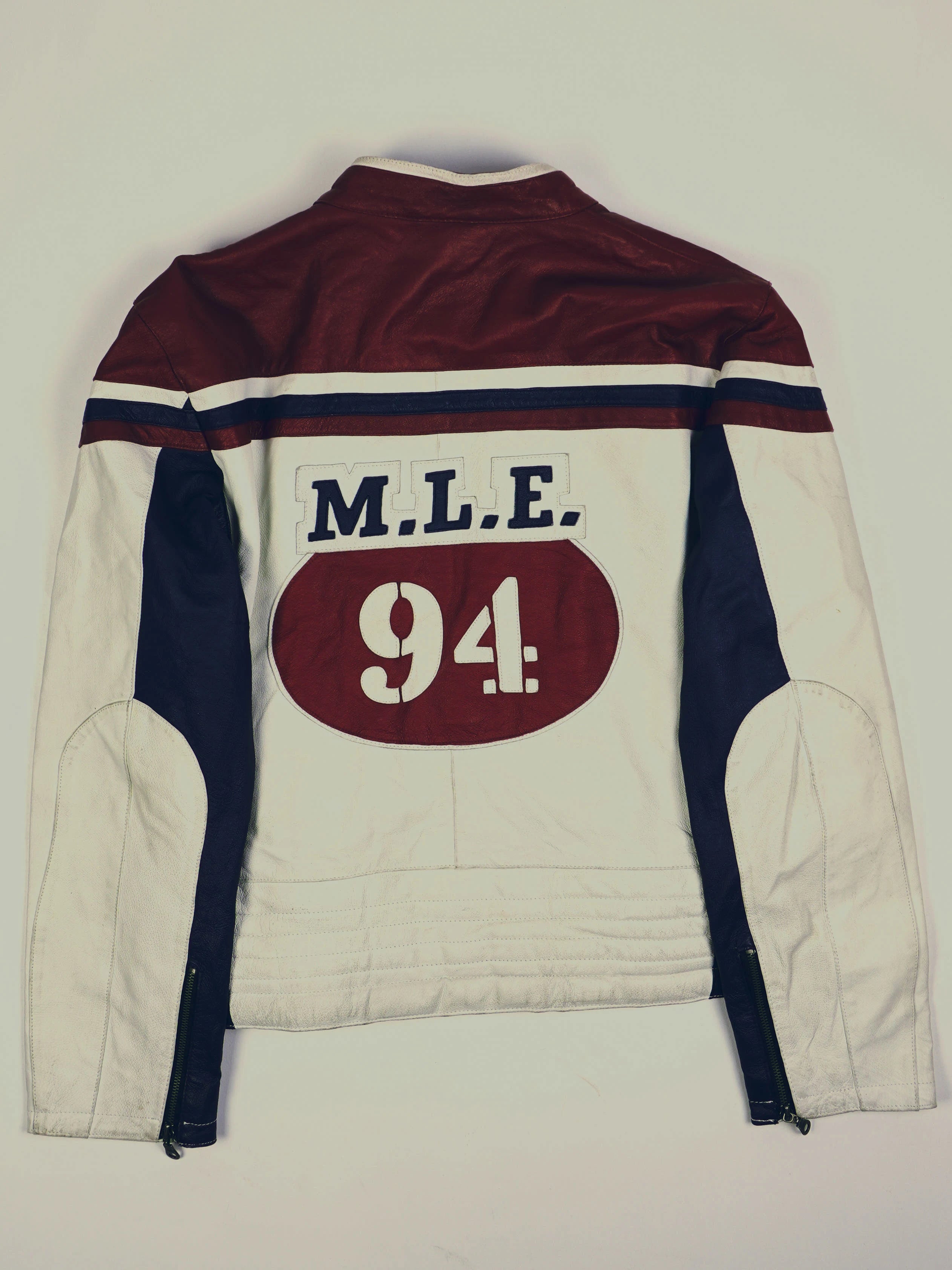 Vintage Racing Lederjacke (M)