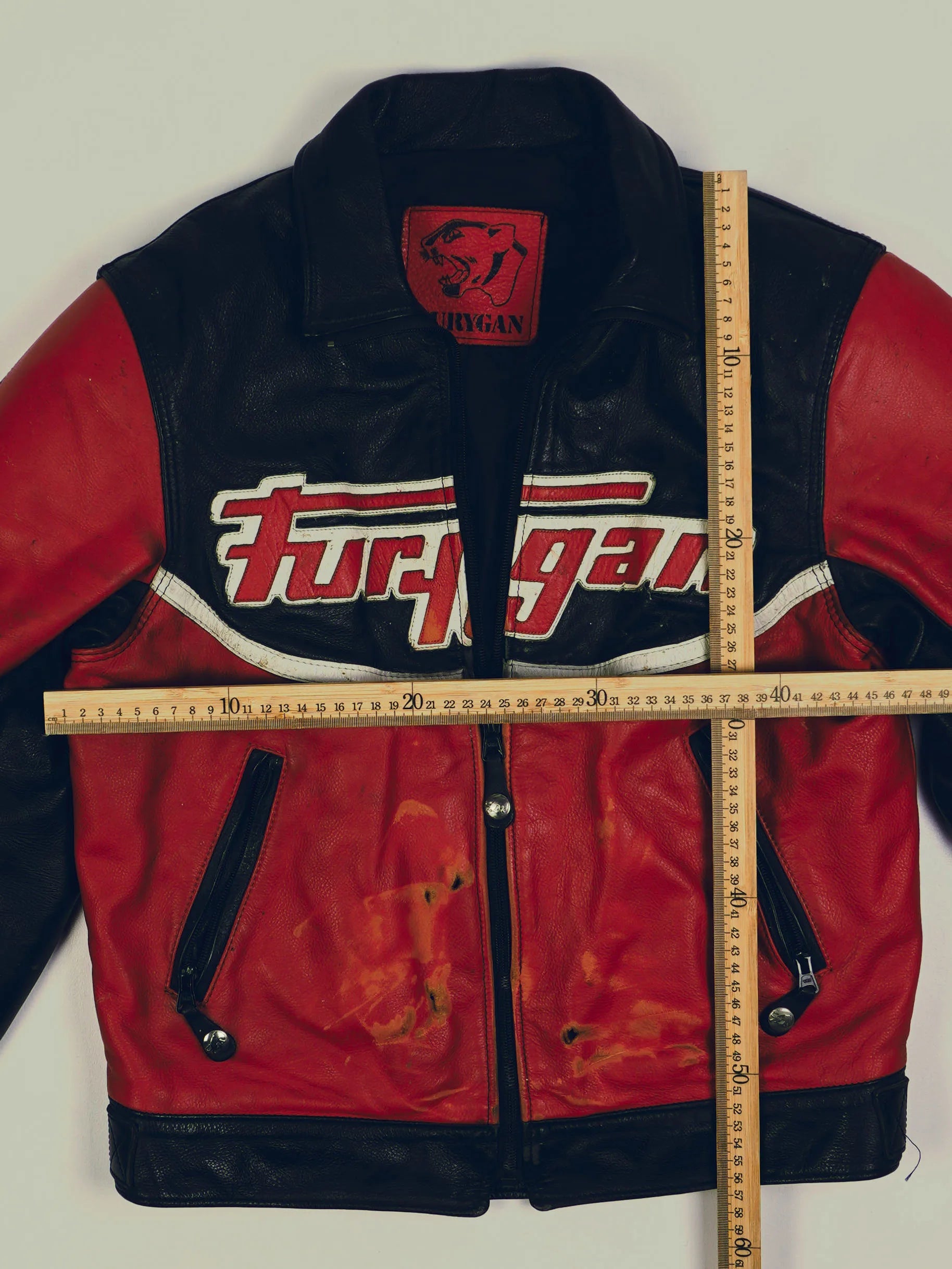 Vintage Furygan Lederjacke (S)