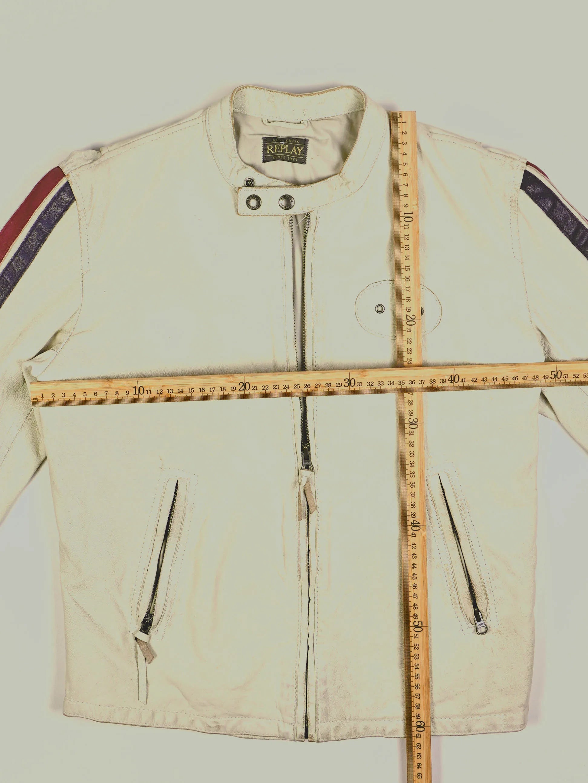 Vintage Replay Lederjacke (S)