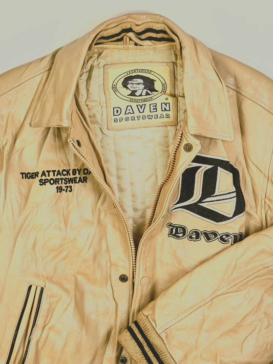 Vintage Daven Lederjacke (L)