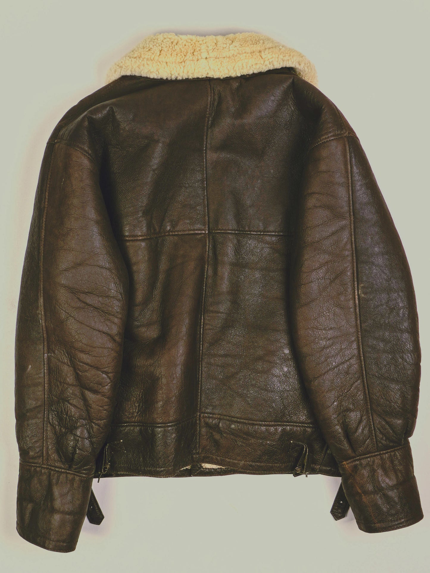 Vintage Piloten Lederjacke (L)